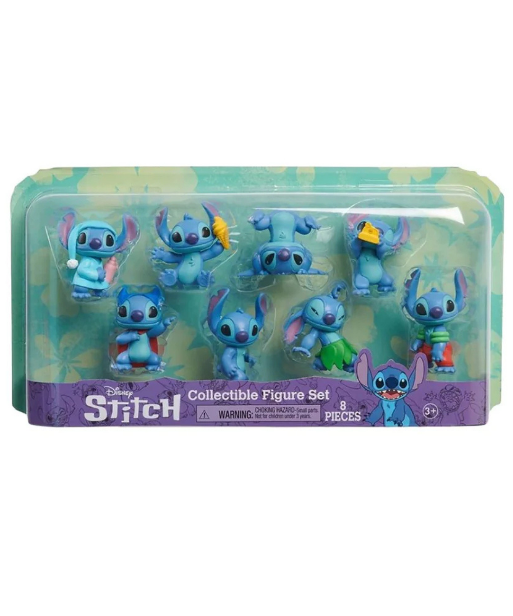 مجموعة ديزني ليلو وستيتش، 8 قطع، مقاس 5 سم، قابلة للتجميع، ألعاب أطفال مرخصة رسميًا من جاست بلاي، مناسبة للأطفال من الأولاد والبنات، من عمر 3 سنوات فما فوق