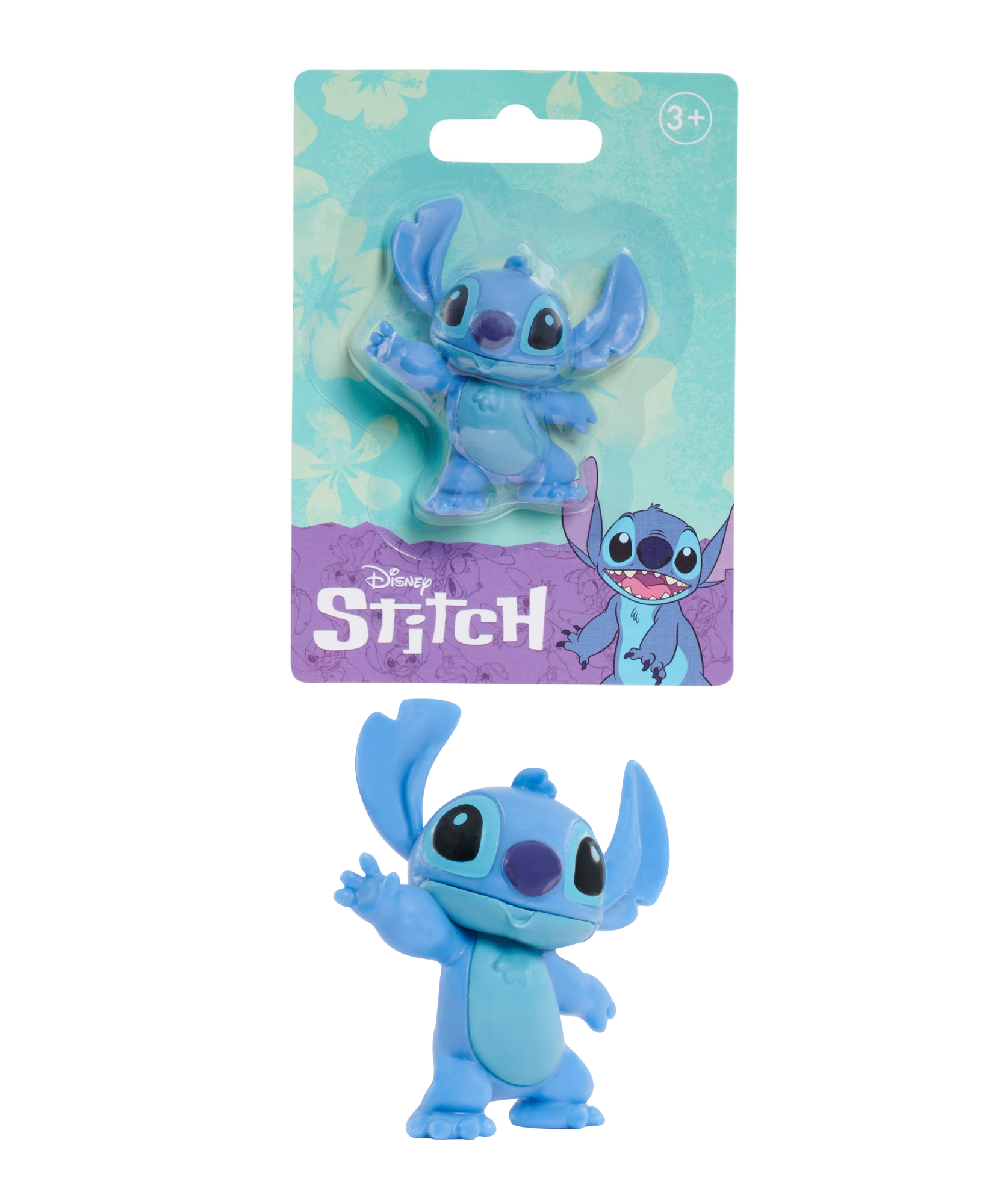 Disney Lilo & Stitch 3" Inch (7.5 cm) Collectible Stitch Figure Set, Officially Licensed Kids Toys by Just Play, Style 4, Suitable for Children, Boys and Girls, Aged 3 Years+