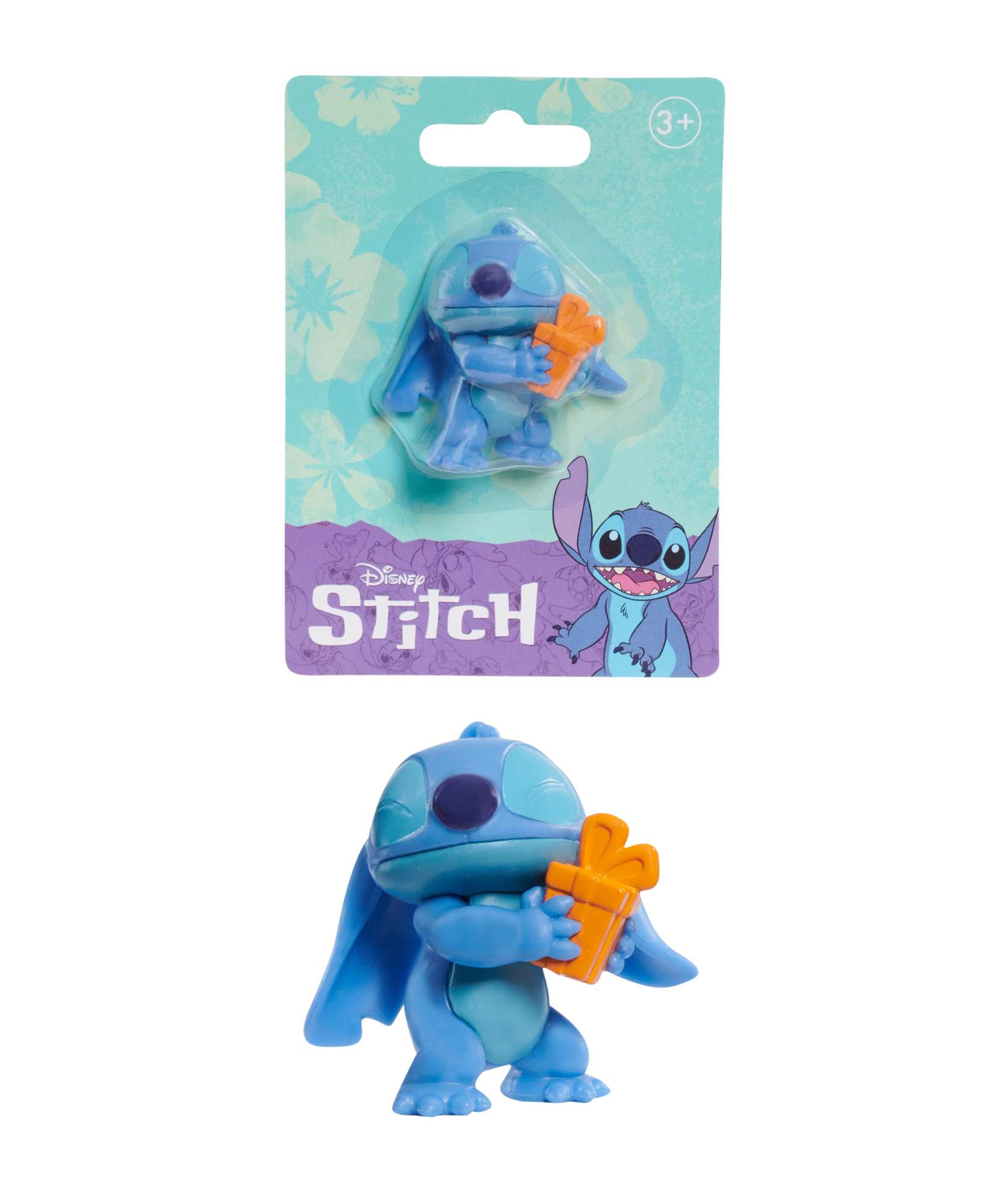 Disney Lilo & Stitch 3" Inch (7.5 cm) Collectible Stitch Figure Set, Officially Licensed Kids Toys by Just Play, Style 4, Suitable for Children, Boys and Girls, Aged 3 Years+