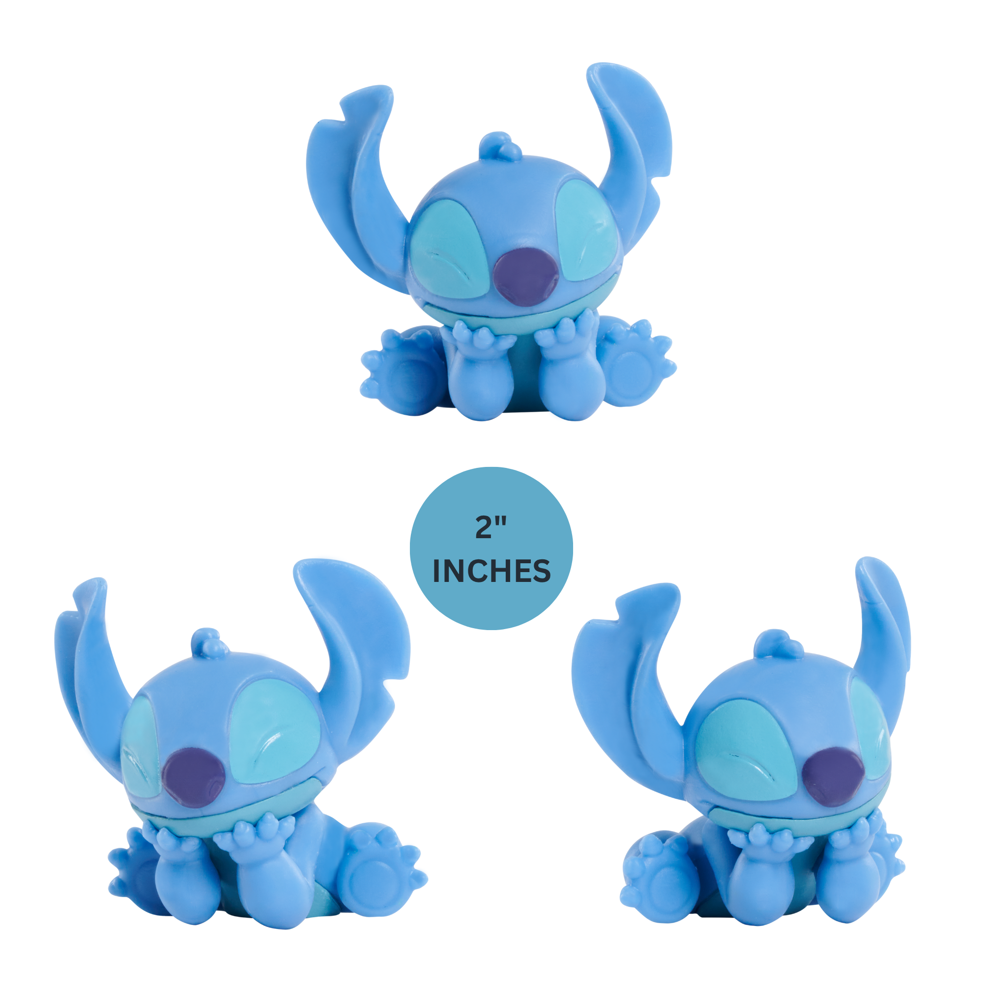 Disney Lilo & Stitch 3" Inch (7.5 cm) Collectible Stitch Figure Set, Officially Licensed Kids Toys by Just Play, Style 5, Suitable for Children, Boys and Girls, Aged 3 Years+