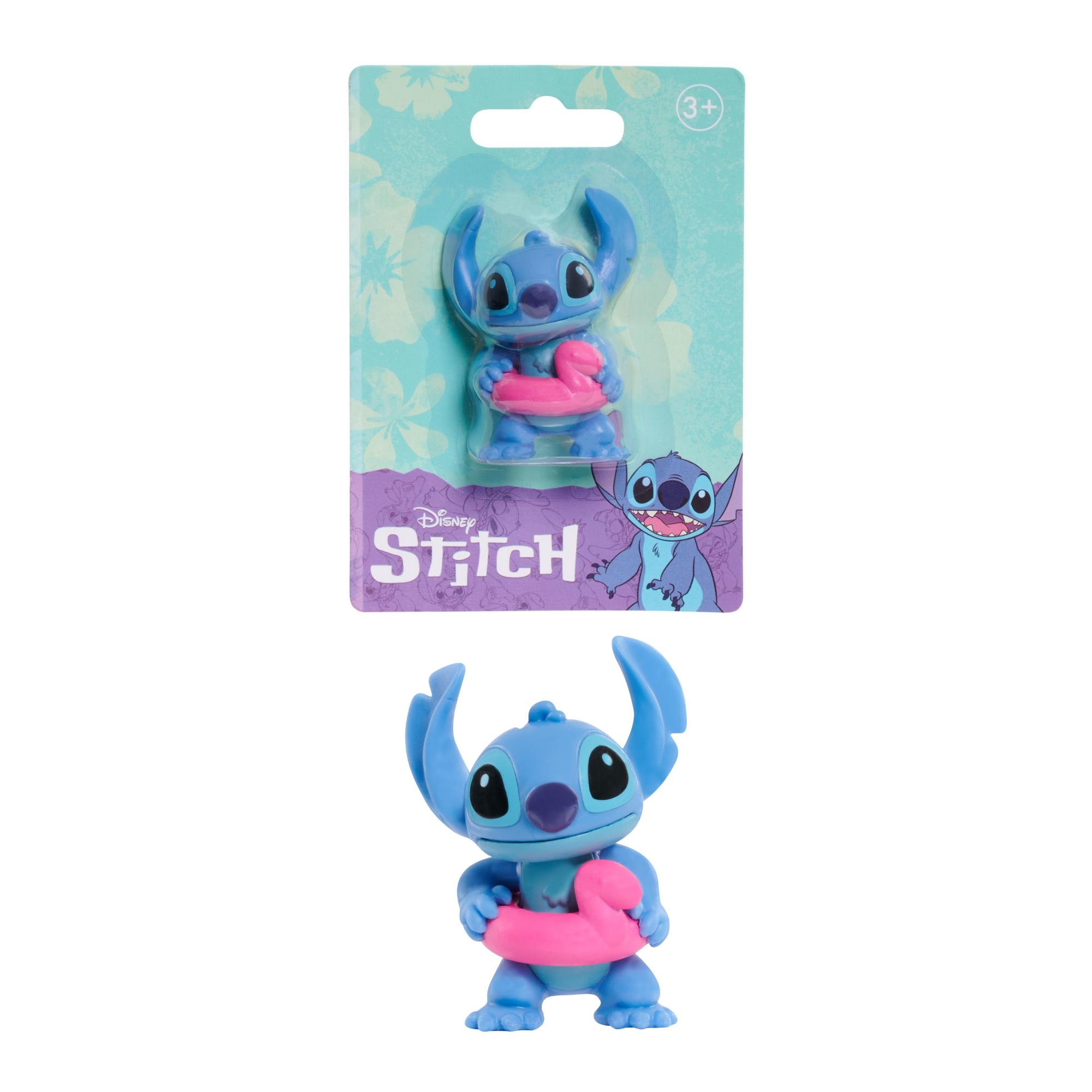 Disney Lilo & Stitch 3" Inch (7.5 cm) Collectible Stitch Figure Set, Officially Licensed Kids Toys by Just Play, Style 4, Suitable for Children, Boys and Girls, Aged 3 Years+