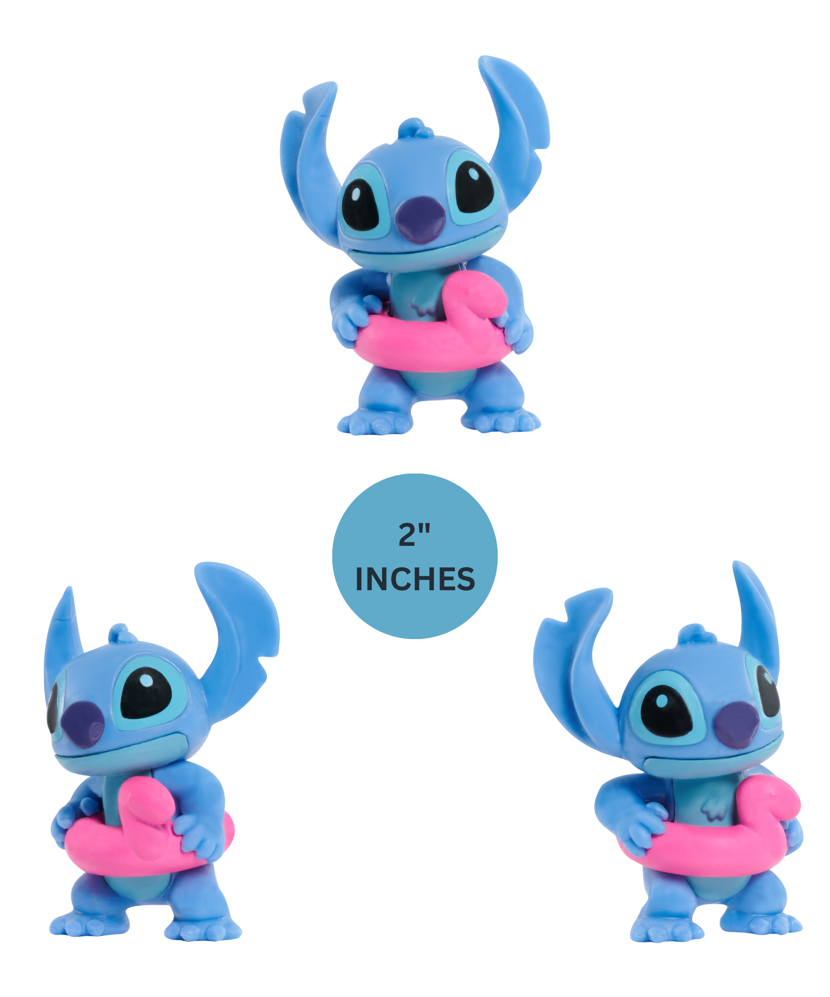 Disney Lilo & Stitch 3" Inch (7.5 cm) Collectible Stitch Figure Set, Officially Licensed Kids Toys by Just Play, Style 5, Suitable for Children, Boys and Girls, Aged 3 Years+