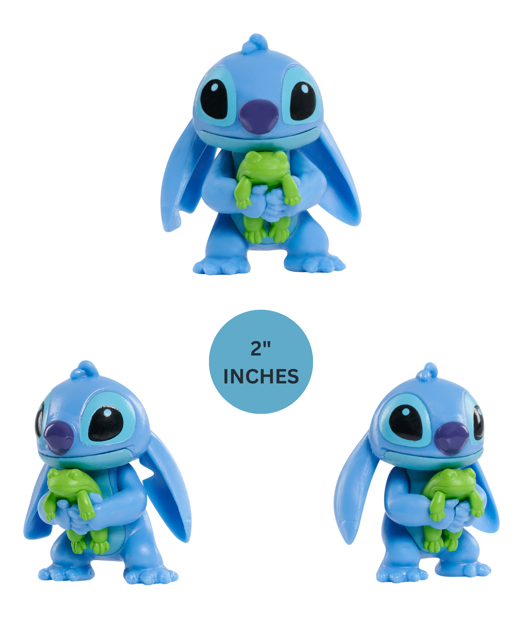 Disney Lilo & Stitch 3" Inch (7.5 cm) Collectible Stitch Figure Set, Officially Licensed Kids Toys by Just Play, Style 4, Suitable for Children, Boys and Girls, Aged 3 Years+
