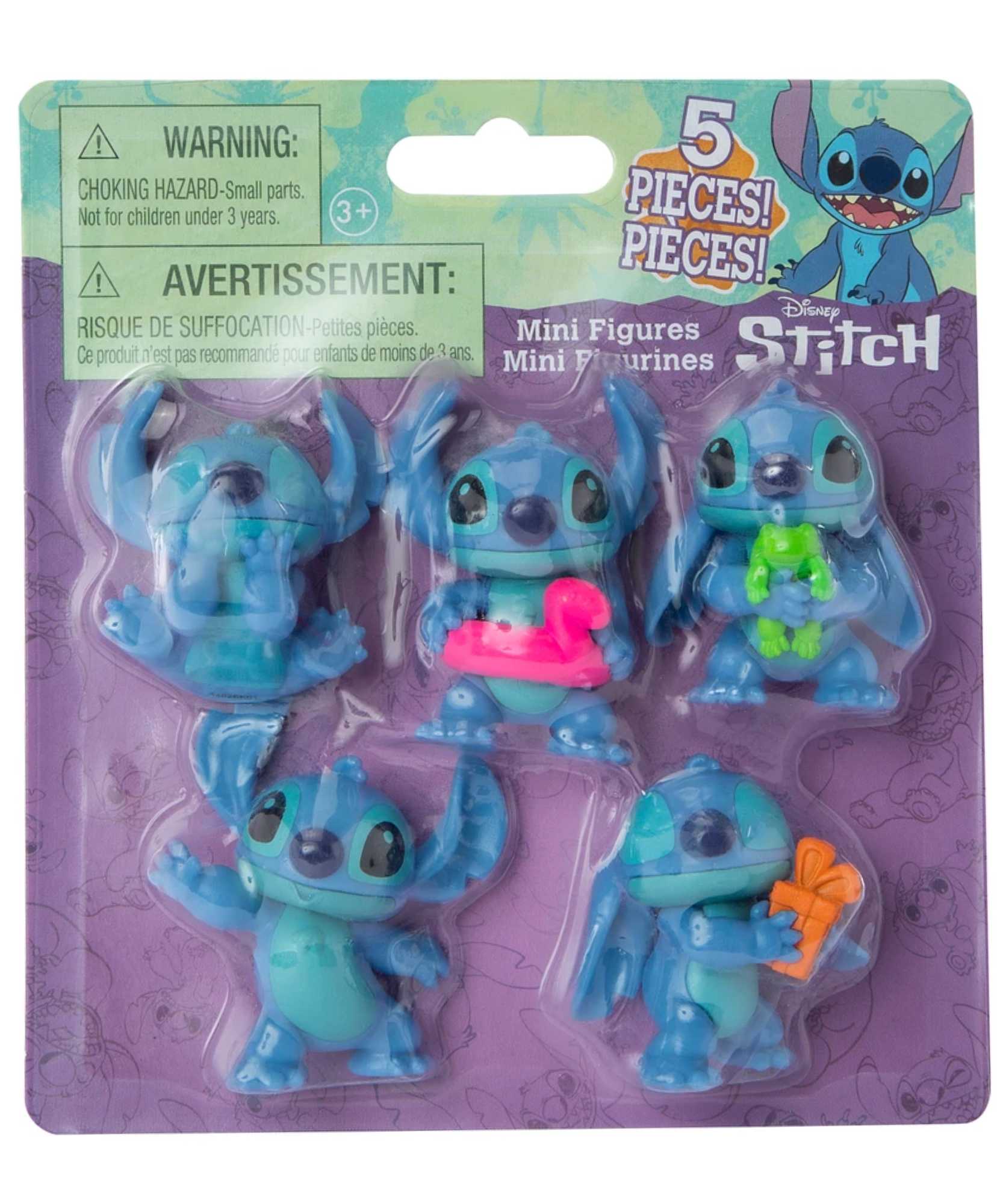 مجموعة مجسمات غرزة ليلو وستيتش من ديزني، مقاس 6 سم، مكونة من 5 قطع، مرخصة رسميًا من جاست بلاي، طراز 1، مناسبة للأطفال من الأولاد والبنات، من عمر 3 سنوات فما فوق