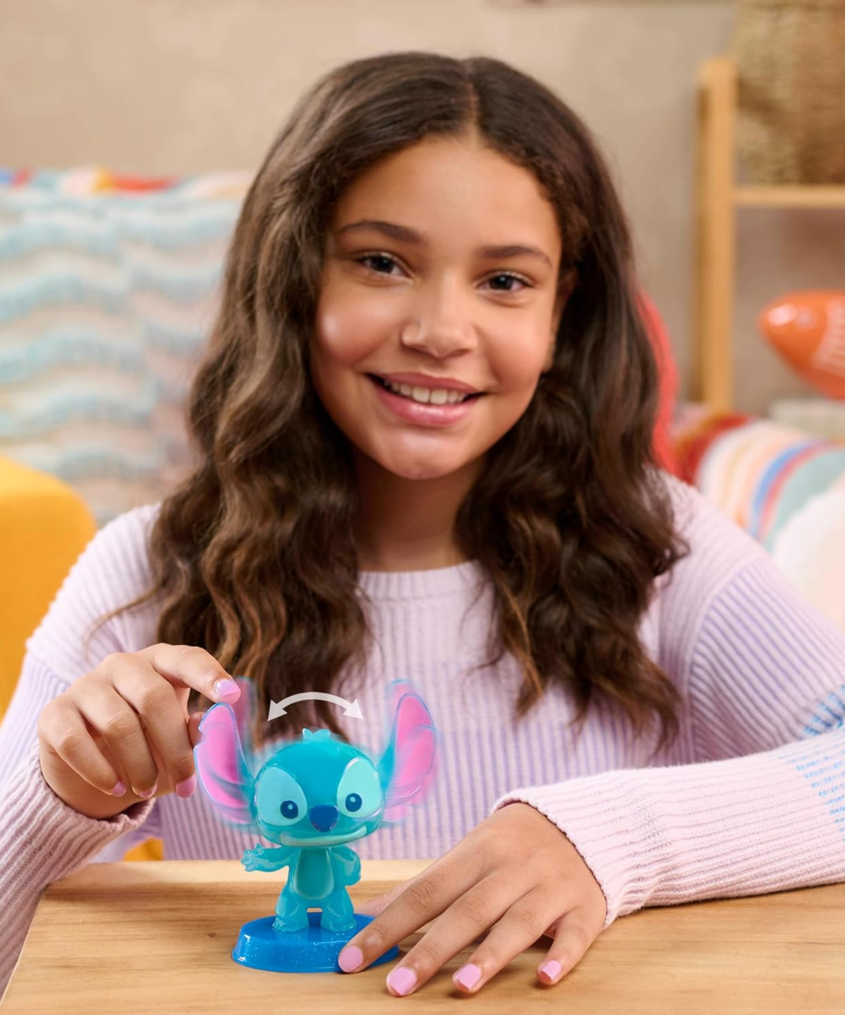 مجسم ديزني ليلو وستيتش المتحرك القابل للتجميع، مقاس 4.75 بوصة (13 سم)، ألعاب أطفال مرخصة رسميًا من جاست بلاي، مناسبة للأطفال من الأولاد والبنات، من عمر 3 سنوات فما فوق