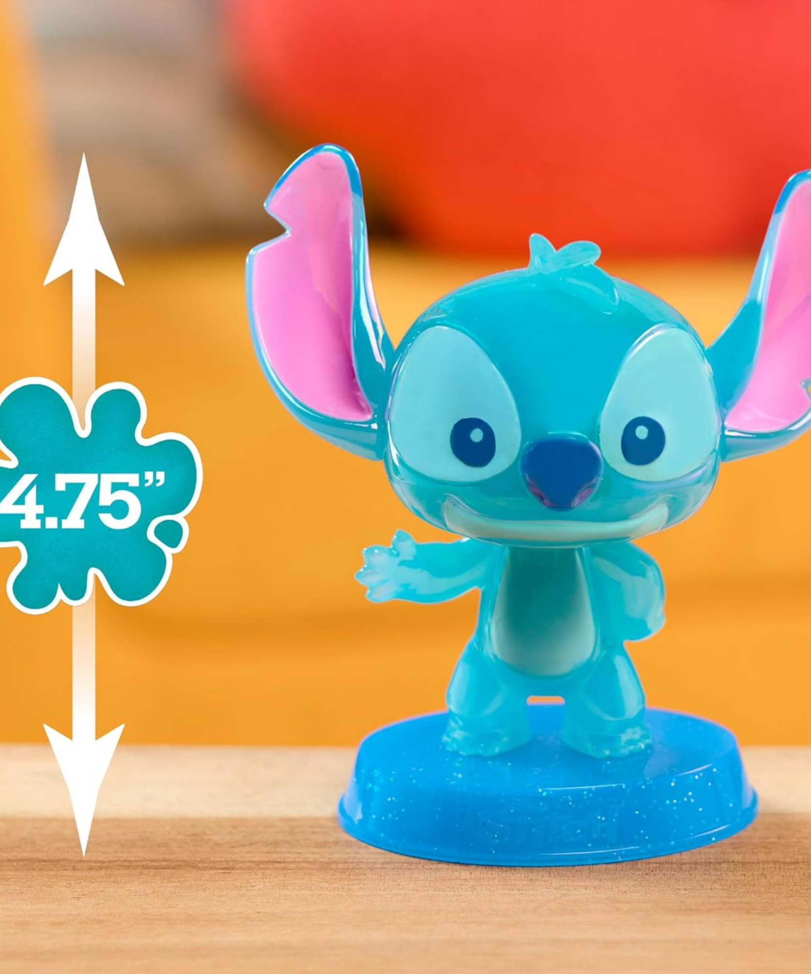 مجسم ديزني ليلو وستيتش المتحرك القابل للتجميع، مقاس 4.75 بوصة (13 سم)، ألعاب أطفال مرخصة رسميًا من جاست بلاي، مناسبة للأطفال من الأولاد والبنات، من عمر 3 سنوات فما فوق