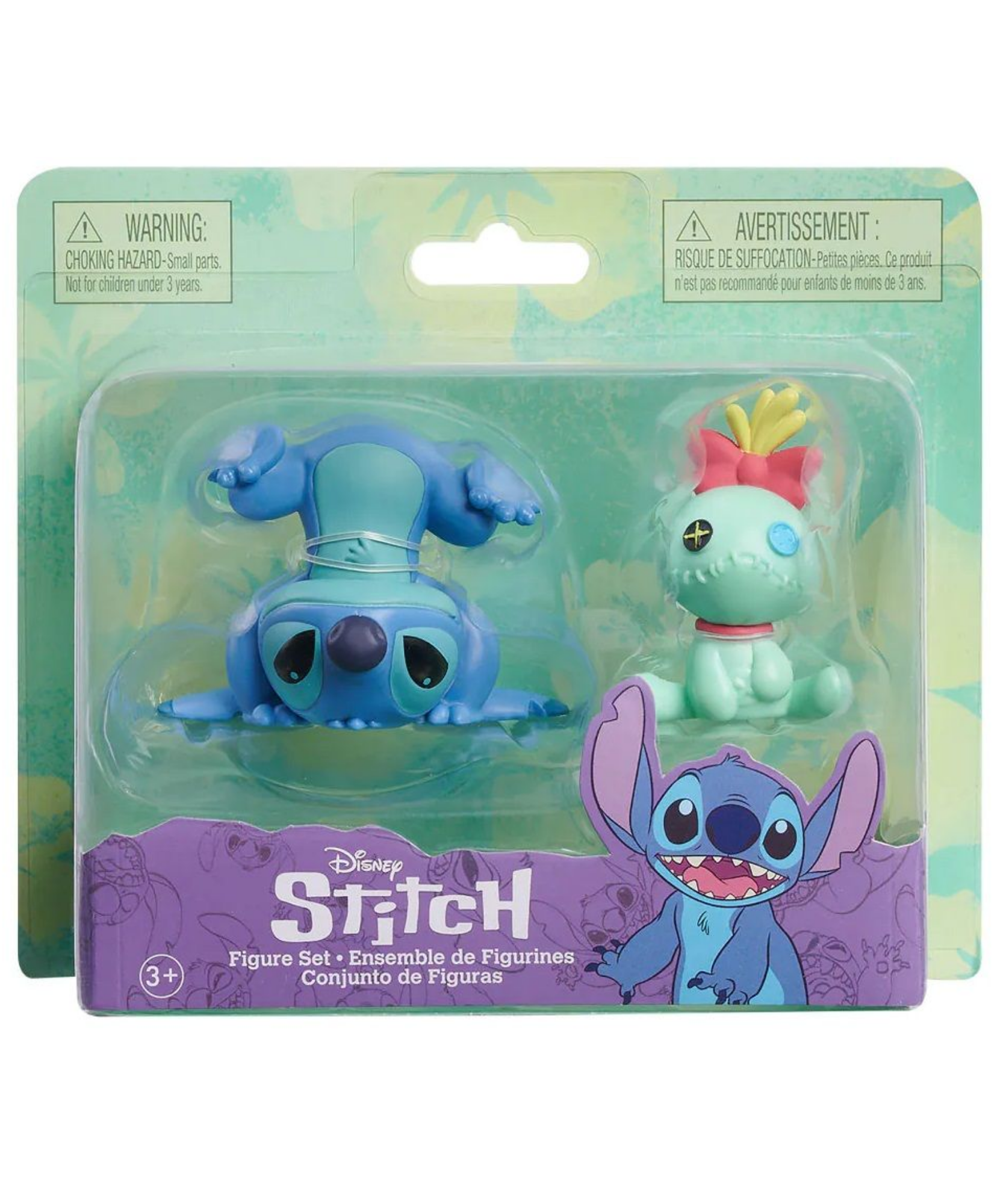 مجموعة ديزني ليلو وستيتش المكونة من قطعتين بحجم 6 سم (2.35 بوصة) من شخصيات ستيتش القابلة للتجميع، تتميز بسكرامب، وهي ألعاب أطفال مرخصة رسميًا من جاست بلاي، مناسبة للأطفال من الأولاد والبنات، من سن 3 سنوات فما فوق
