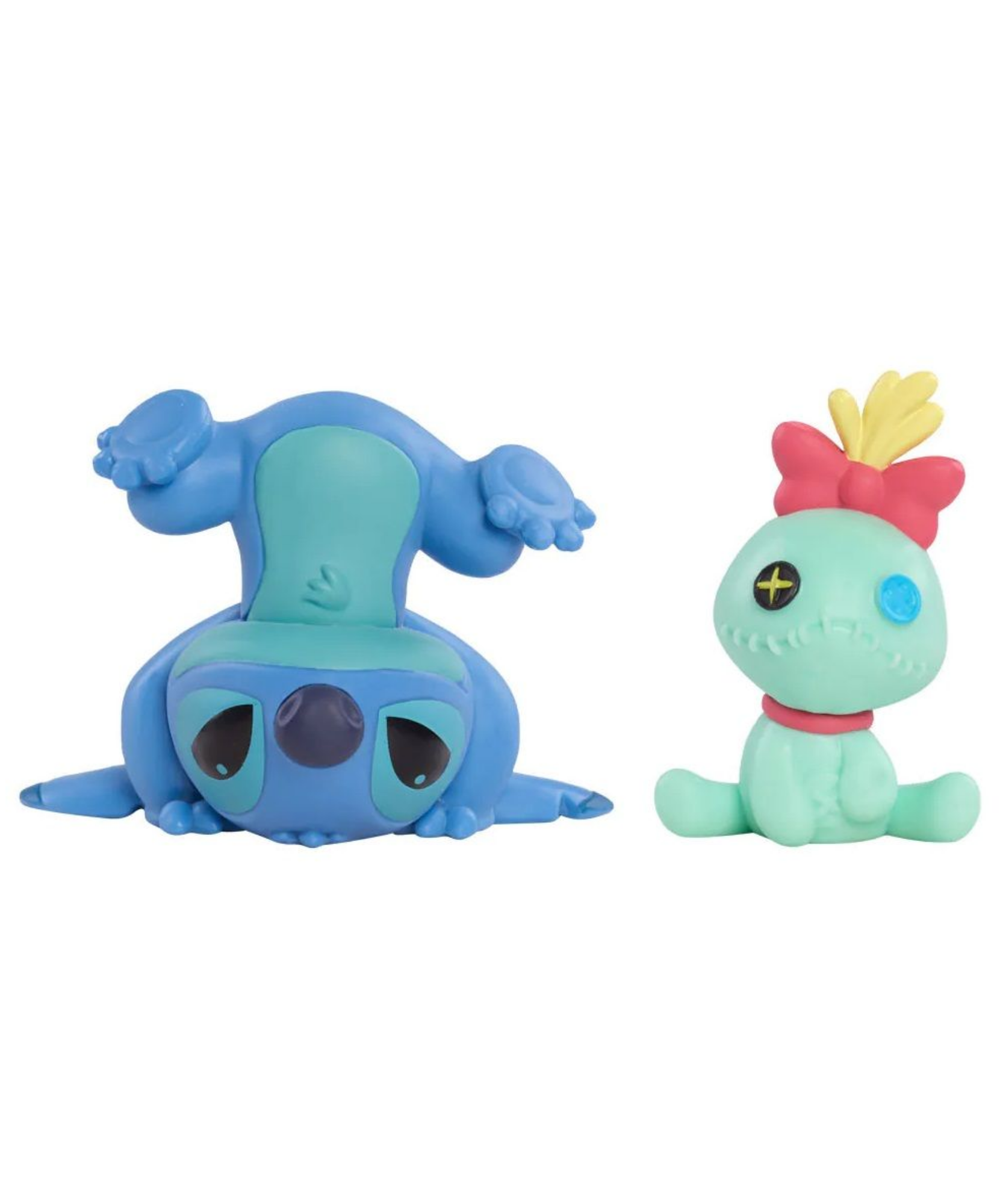 مجموعة ديزني ليلو وستيتش المكونة من قطعتين بحجم 6 سم (2.35 بوصة) من شخصيات ستيتش القابلة للتجميع، تتميز بسكرامب، وهي ألعاب أطفال مرخصة رسميًا من جاست بلاي، مناسبة للأطفال من الأولاد والبنات، من سن 3 سنوات فما فوق