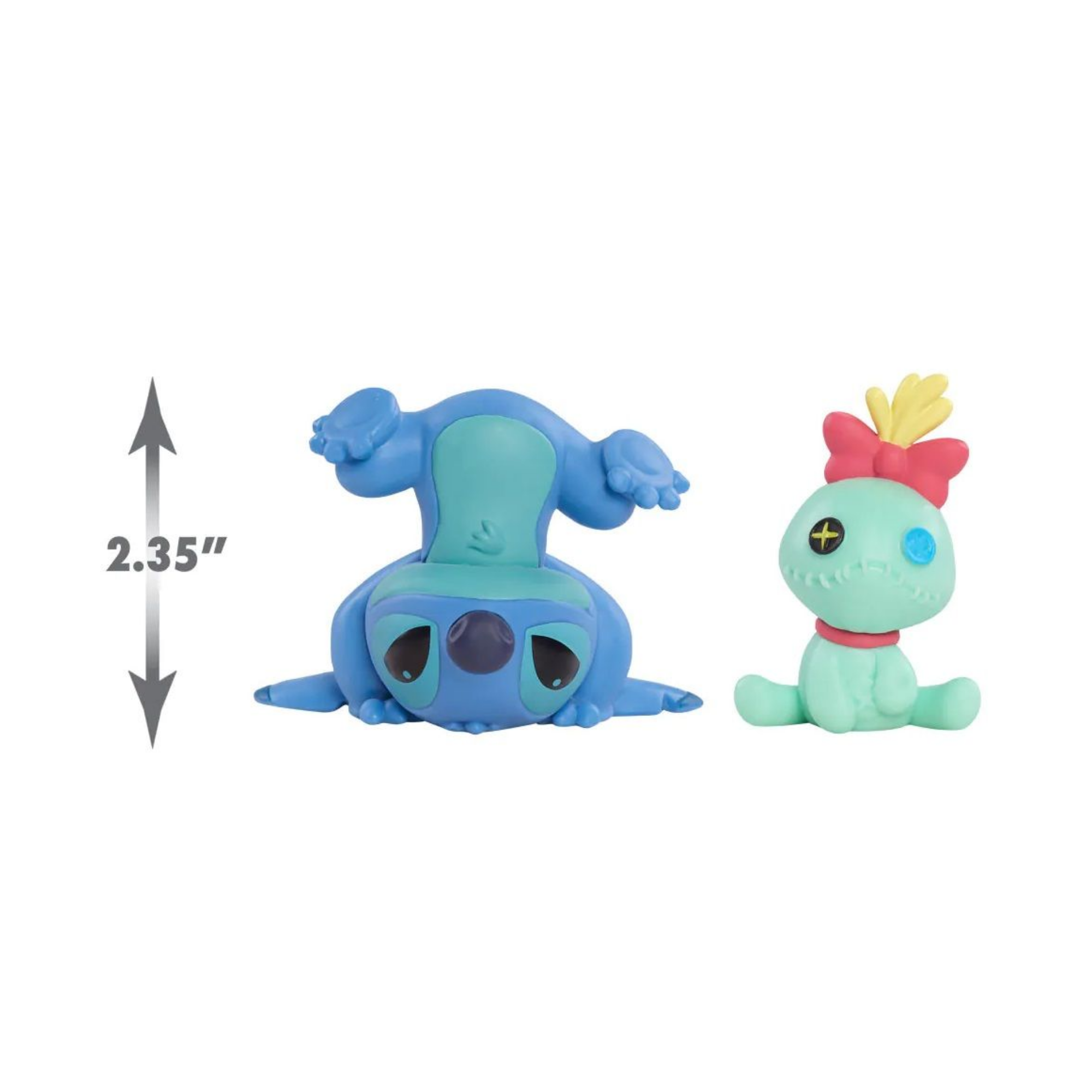 مجموعة ديزني ليلو وستيتش المكونة من قطعتين بحجم 6 سم (2.35 بوصة) لشخصية ستيتش القابلة للتجميع، تتميز بملاك، ألعاب أطفال مرخصة رسميًا من جاست بلاي، مناسبة للأطفال، الأولاد والبنات، من سن 3 سنوات فما فوق