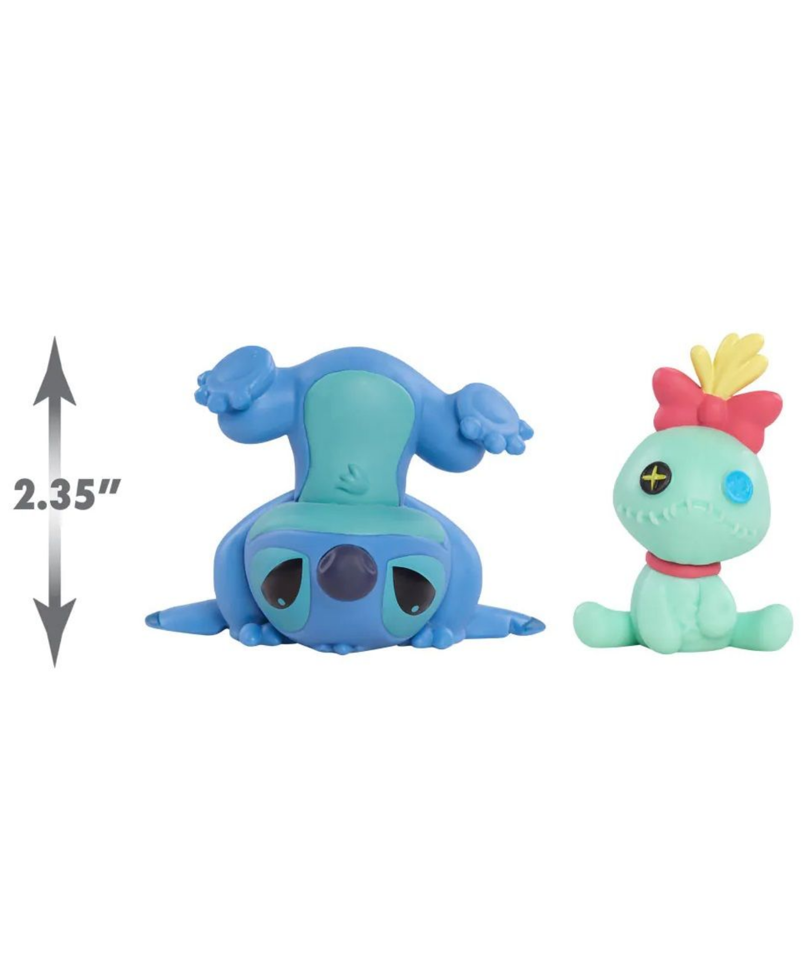 مجموعة ديزني ليلو وستيتش المكونة من قطعتين بحجم 6 سم (2.35 بوصة) من شخصيات ستيتش القابلة للتجميع، تتميز بسكرامب، وهي ألعاب أطفال مرخصة رسميًا من جاست بلاي، مناسبة للأطفال من الأولاد والبنات، من سن 3 سنوات فما فوق