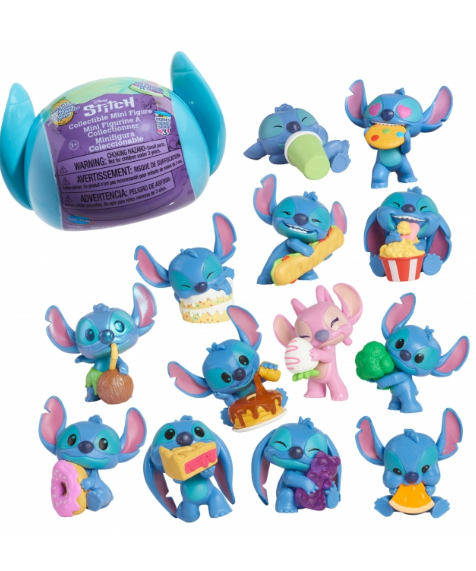 ديزني ليلو وستيتش، سلسلة 3، 2 بوصة (5 سم)، شخصية ستيتش غامضة قابلة للتجميع، ألعاب أطفال مرخصة رسميًا من جاست بلاي، 13 قطعة للتجميع، صندوق أعمى من قطعة واحدة مناسب للأطفال، الأولاد والبنات، من سن 3 سنوات فما فوق
