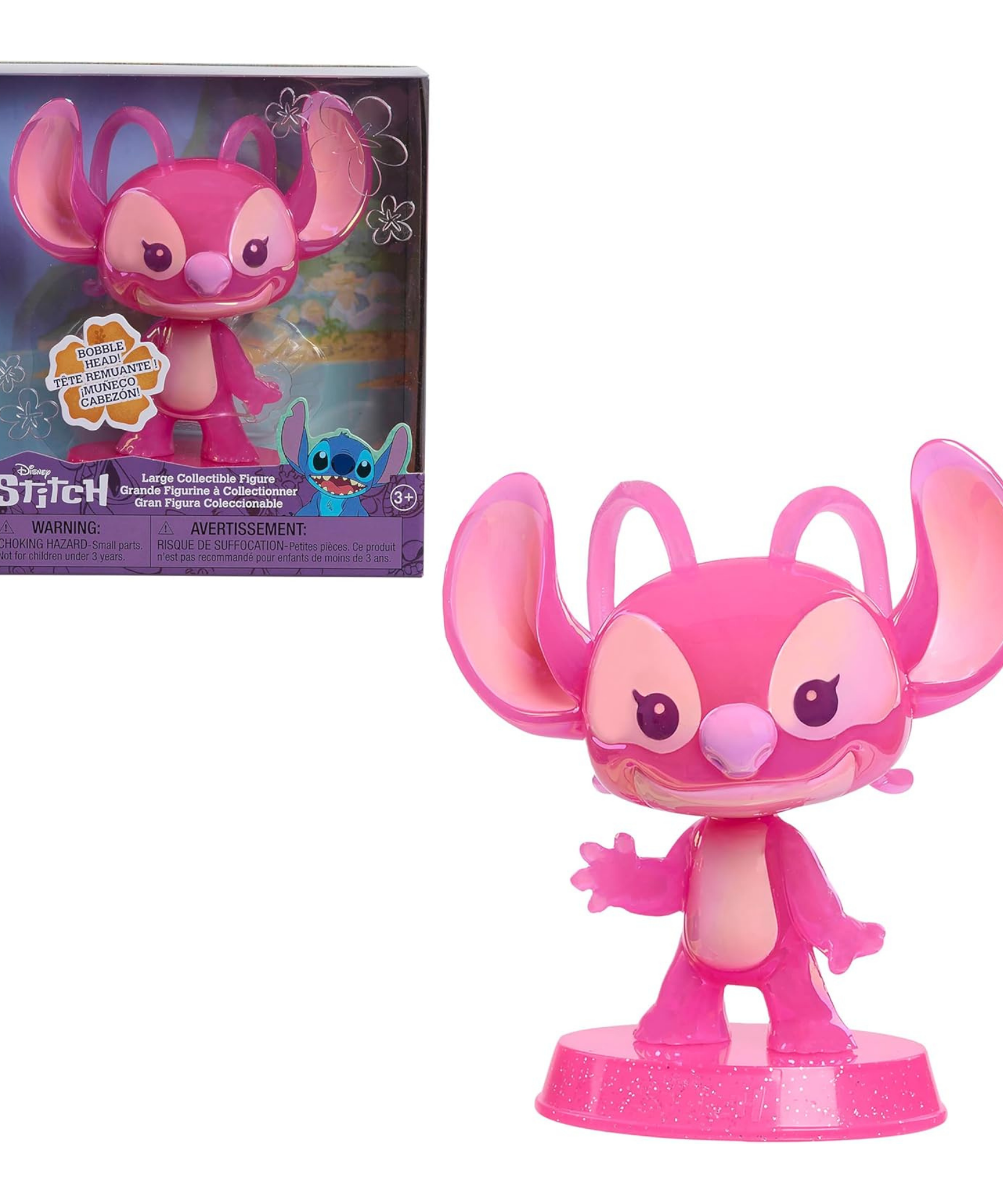 مجسم ملاك هزاز من ديزني ليلو وستيتش، مقاس 4.75 بوصة (13 سم)، لعبة أطفال مرخصة رسميًا من جاست بلاي، مناسبة للأطفال من الأولاد والبنات، من عمر 3 سنوات فما فوق