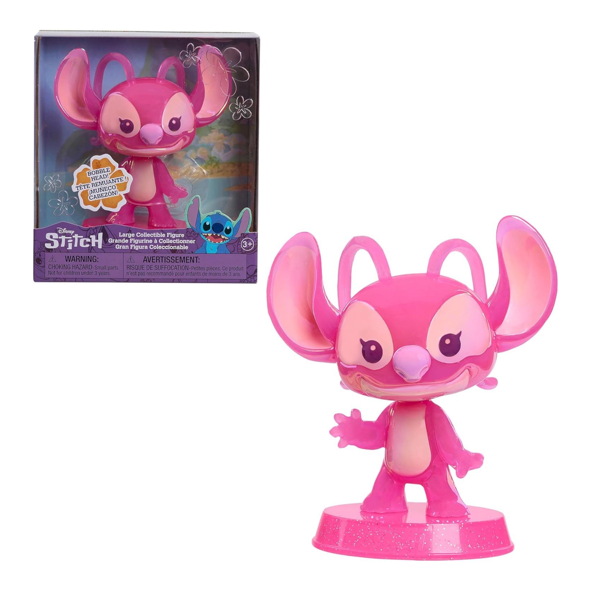 مجسم ملاك هزاز من ديزني ليلو وستيتش، مقاس 4.75 بوصة (13 سم)، لعبة أطفال مرخصة رسميًا من جاست بلاي، مناسبة للأطفال من الأولاد والبنات، من عمر 3 سنوات فما فوق