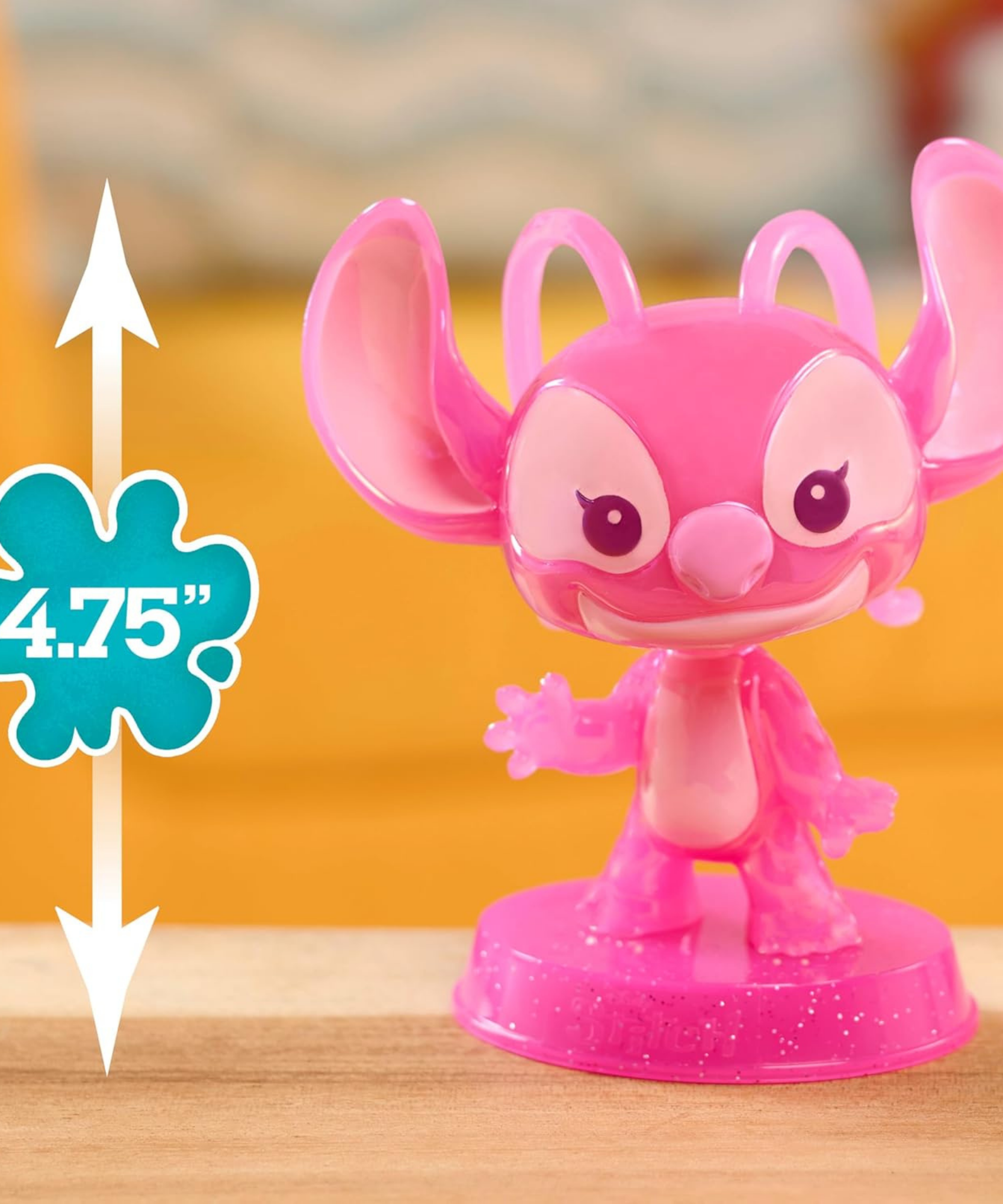 مجسم ملاك هزاز من ديزني ليلو وستيتش، مقاس 4.75 بوصة (13 سم)، لعبة أطفال مرخصة رسميًا من جاست بلاي، مناسبة للأطفال من الأولاد والبنات، من عمر 3 سنوات فما فوق