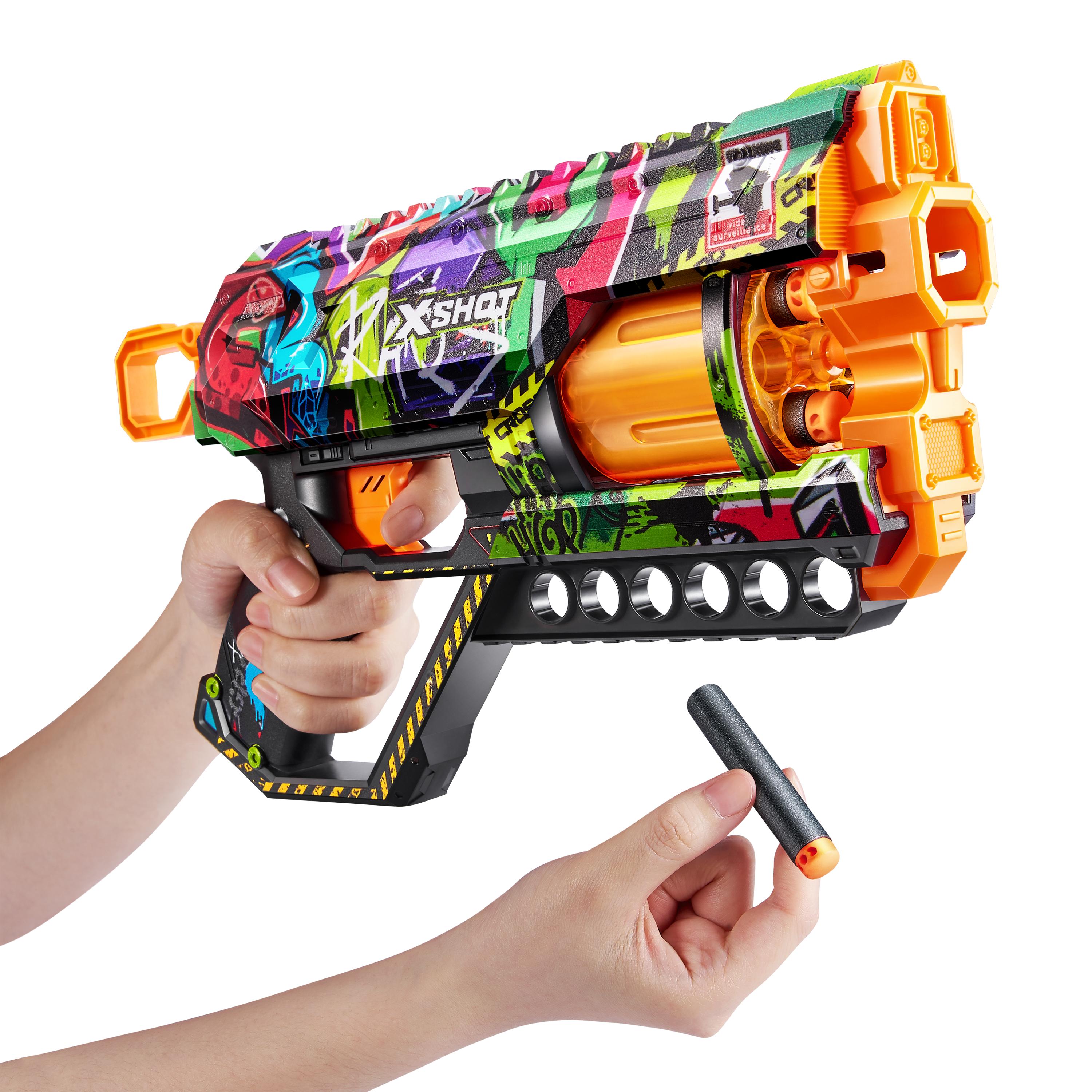 X Shot Skins Griefer 12 Darts Blaster, Foam Dart Toy Gun for Boys, Age 8+