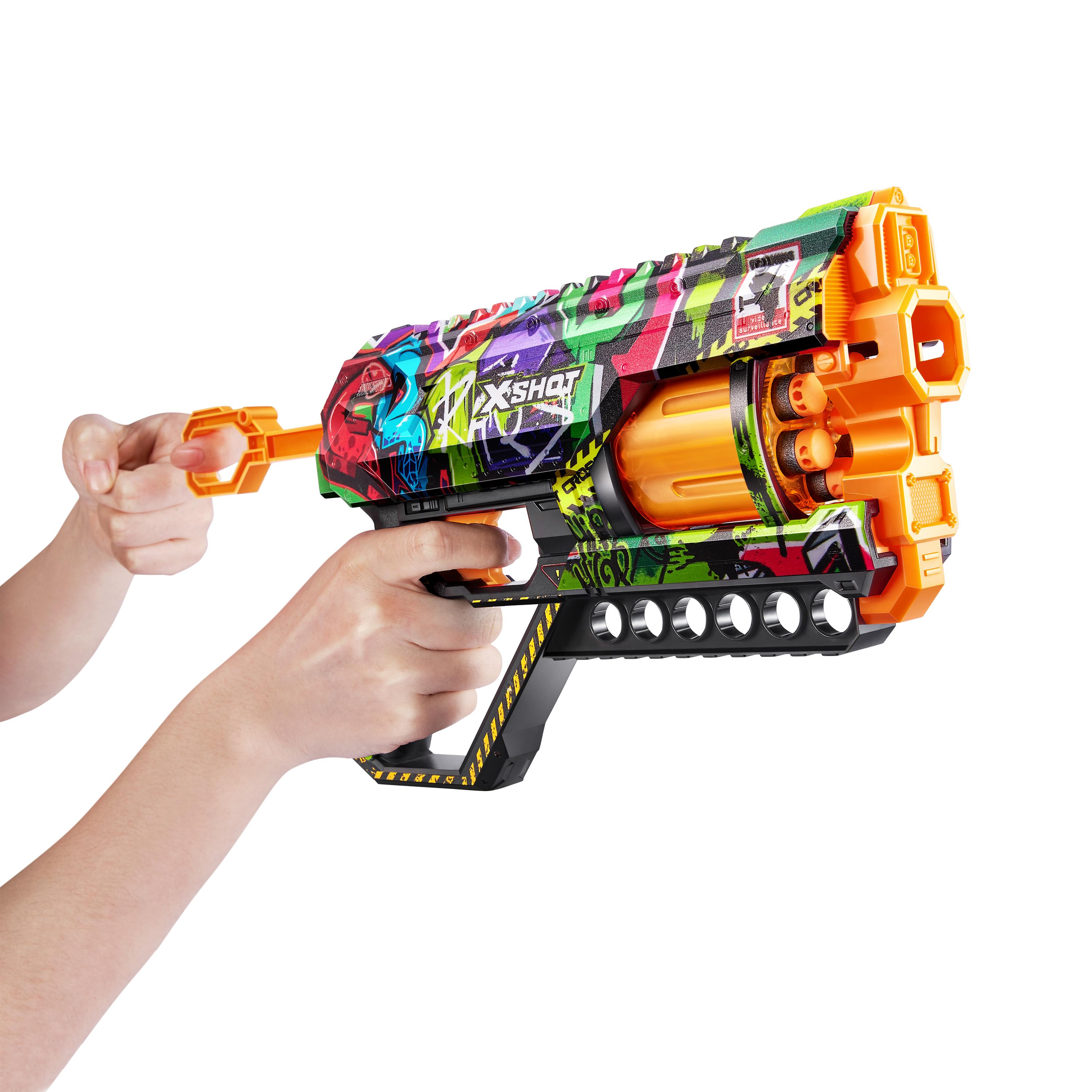 X Shot Skins Griefer 12 Darts Blaster, Foam Dart Toy Gun for Boys, Age 8+