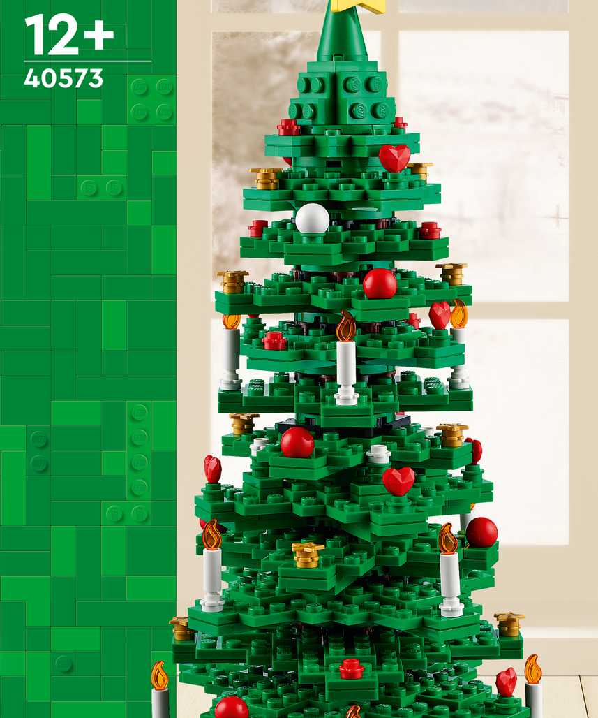 LEGO Icons 40573 Christmas Tree Buildable Holiday Decoration for Ages 12+