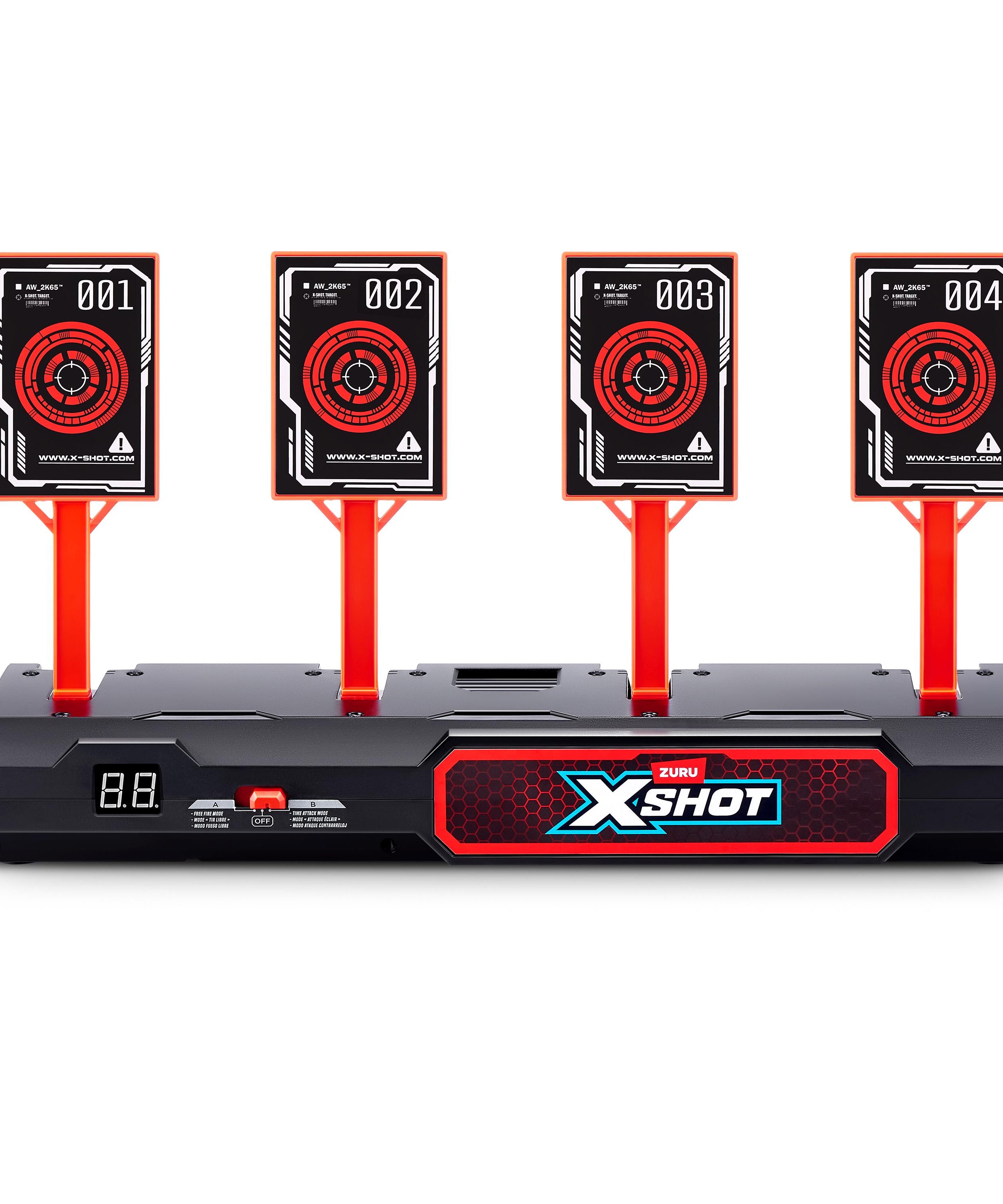 X-Shot Excel Interactive Electronic Target S1 with Auto Reset, Dynamic Sound Effects, Portable Indoor and Outdoor Dart Blaster Toy Game for Kids Age 8 and Up