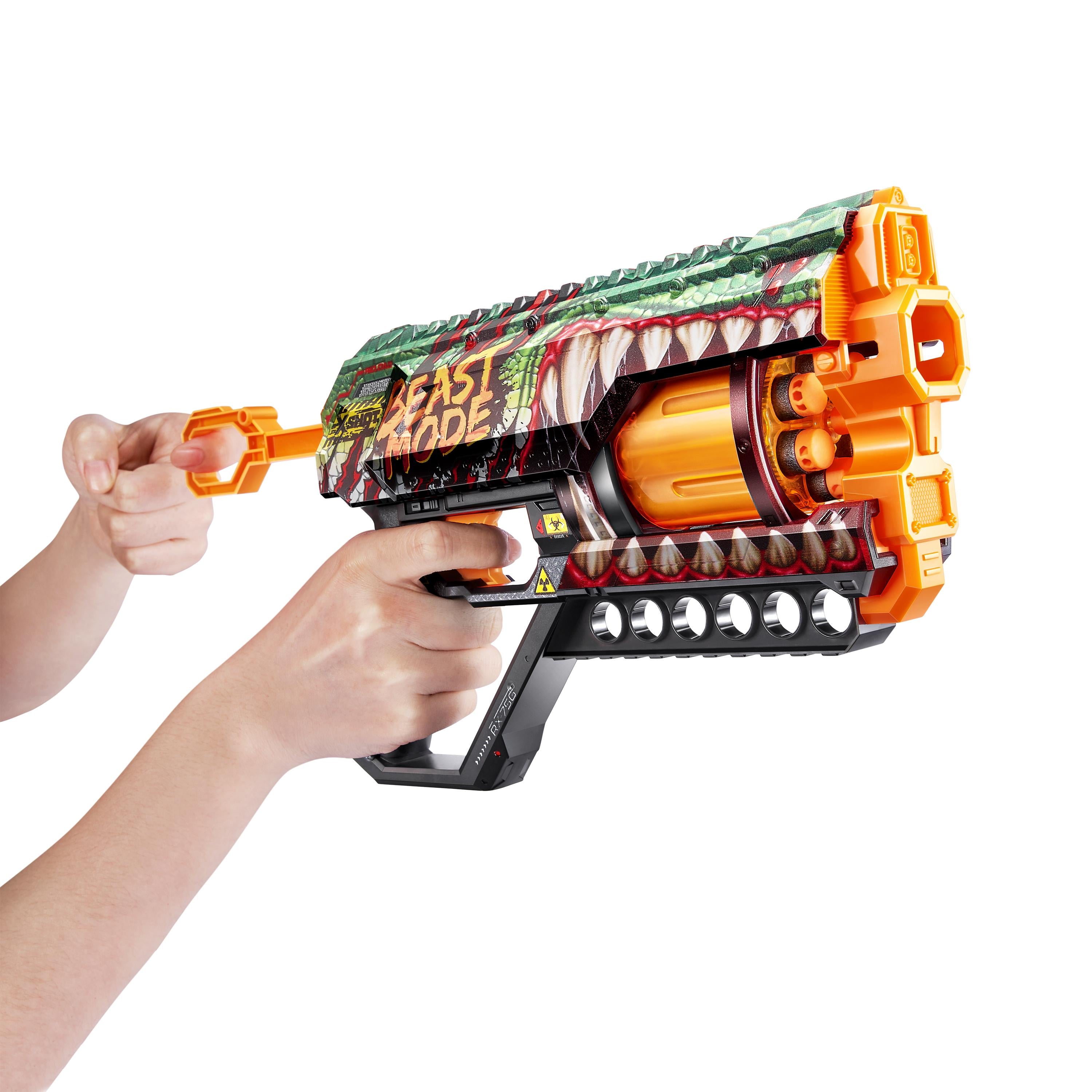 XSHOT Skins Dread Sonic Edition, Dual Barrel Foam Dart Blaster with Air Pocket Technology, 12-Dart Capacity & 27m Range, Toy Gun for Kids, Teens & Adults, Ages 8+