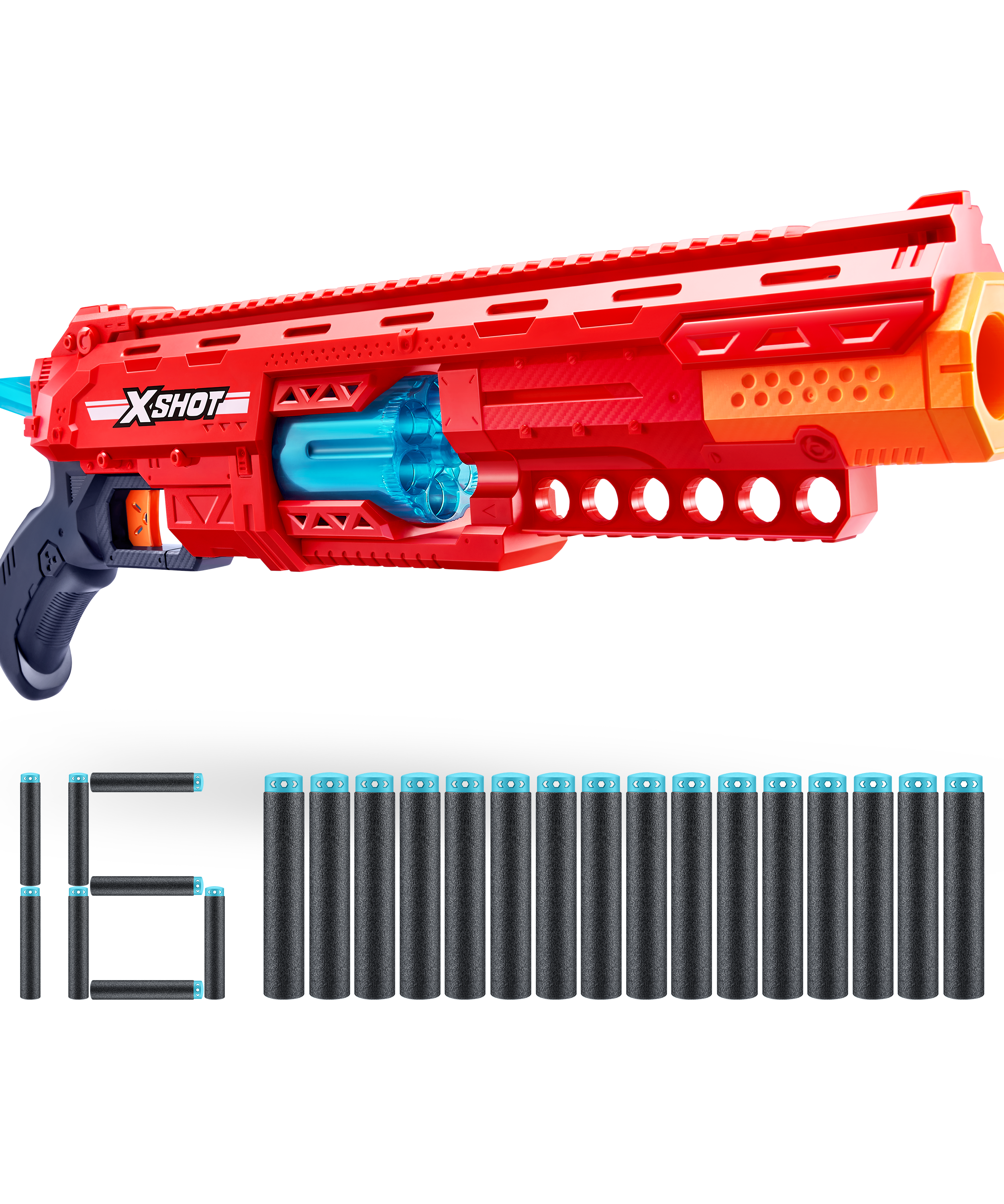 X-Shot Excel Caliber S1 Blaster, High Performance Foam Dart Gun Toy for Boys & Girls, Age 8+