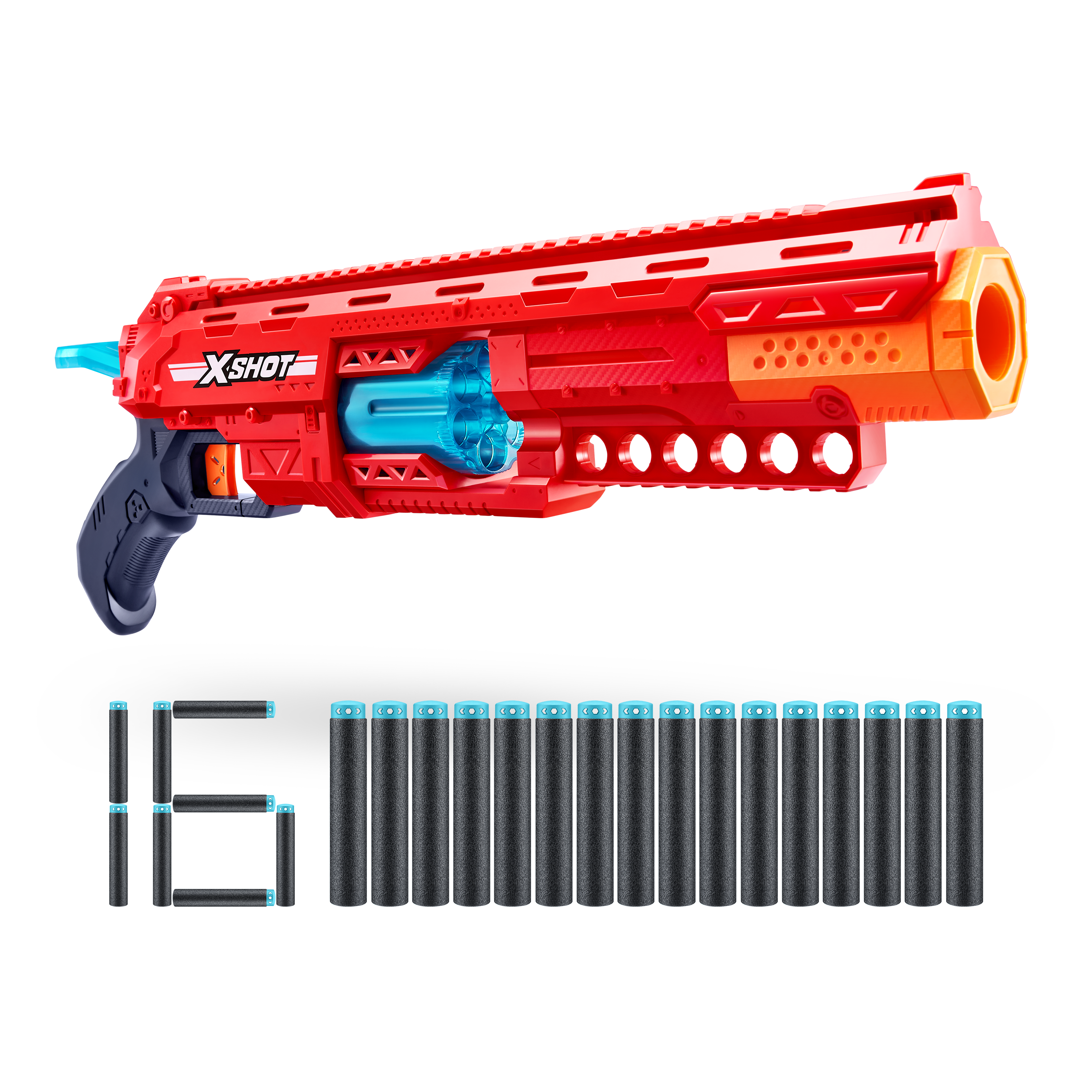 X-Shot Excel Caliber S1 Blaster, High Performance Foam Dart Gun Toy for Boys & Girls, Age 8+