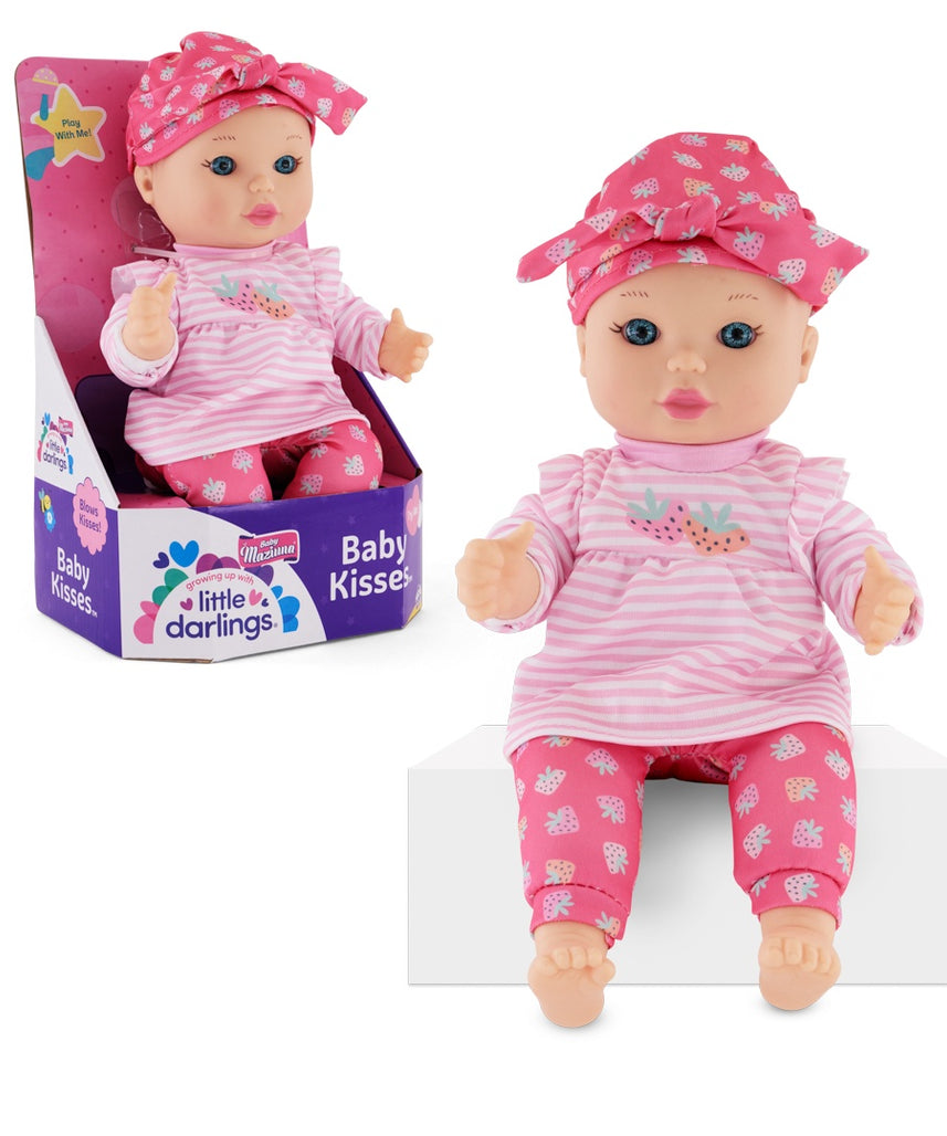 Baby Maziuna Baby Kisses 12 Inch Doll, Playtime Toy for Girls, Age 2+