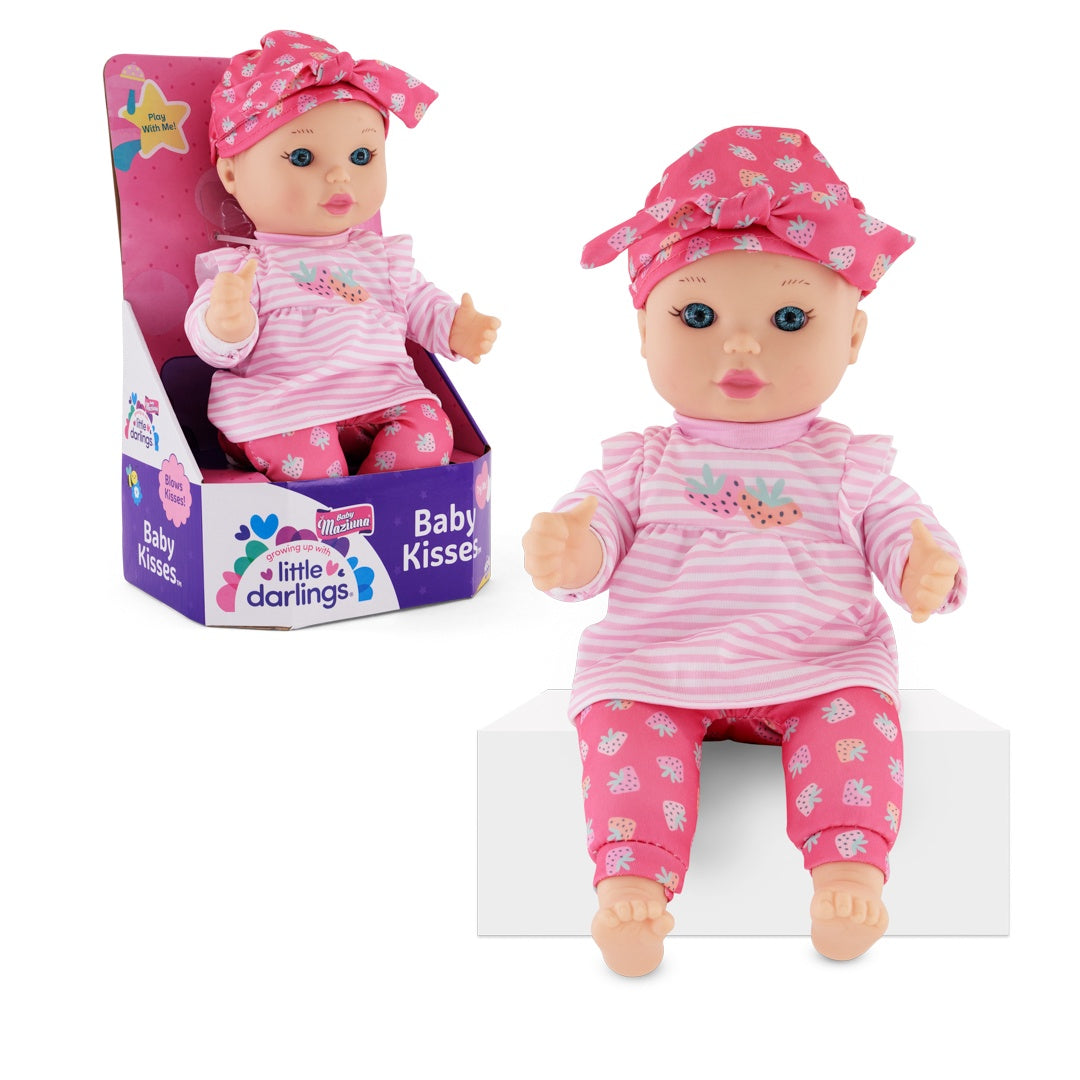 Baby Maziuna Baby Kisses 12 Inch Doll, Playtime Toy for Girls, Age 2+