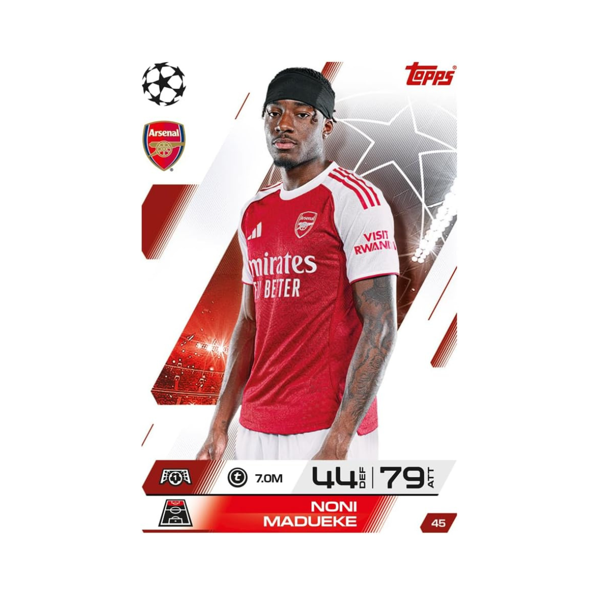 Topps Match Attax UCC 2025 2026 Mega Tin Collectible Football Trading Cards with 45 Cards and Exclusive Gladiators Limited Editions, Official UEFA Licensed, Assorted Mega Tin