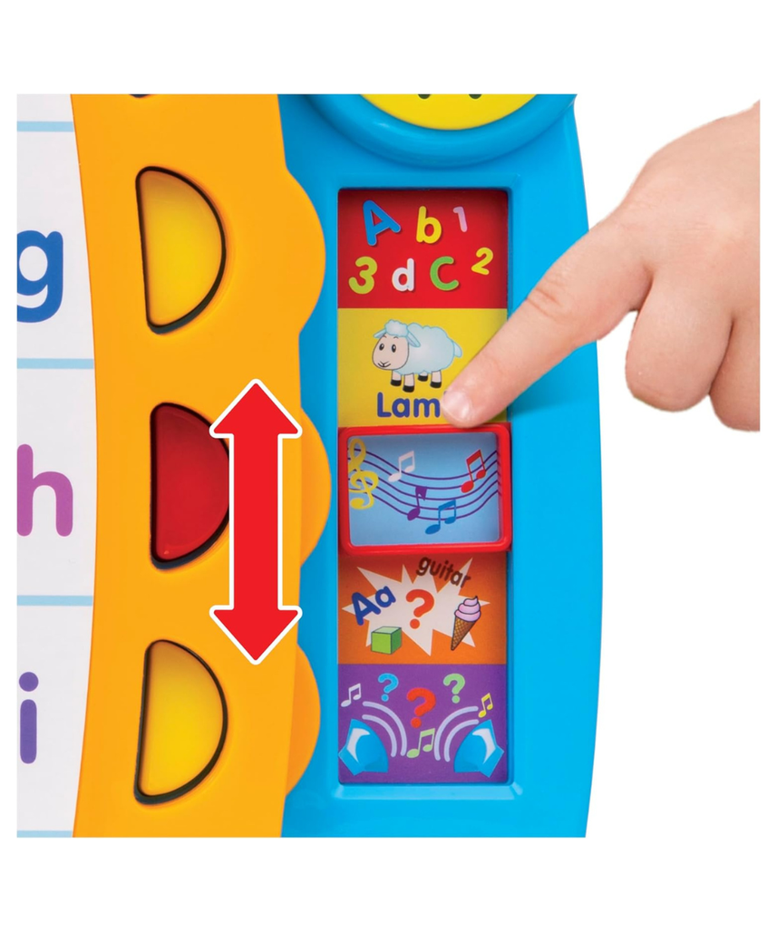 Winfun Talking Activity Book, Interactive Learning Toy with Sounds, Buttons + 3 Mobile Pages, Assorted Colour, 2–5 Years