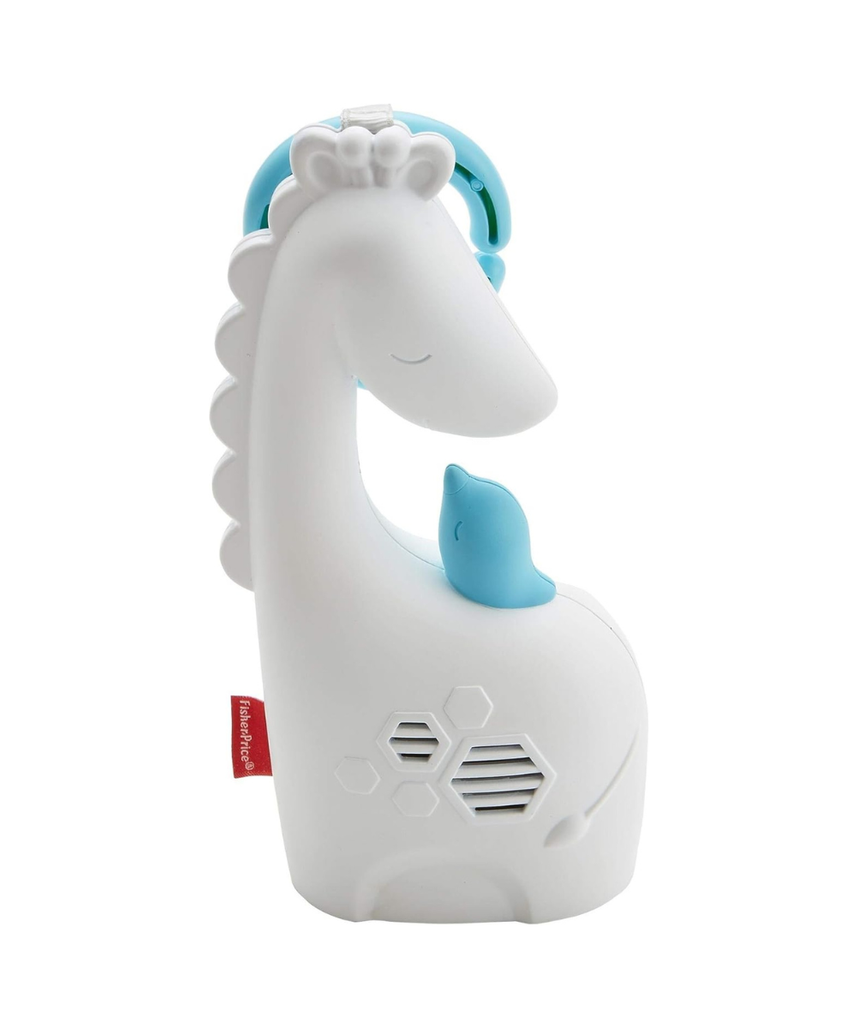 Fisher Price Core Soothe and Go Giraffe, FGG90 Portable Baby Soother, Multi Colour, Sensory Development Toy, 2 AA Battery Operated, 3 Years and Up