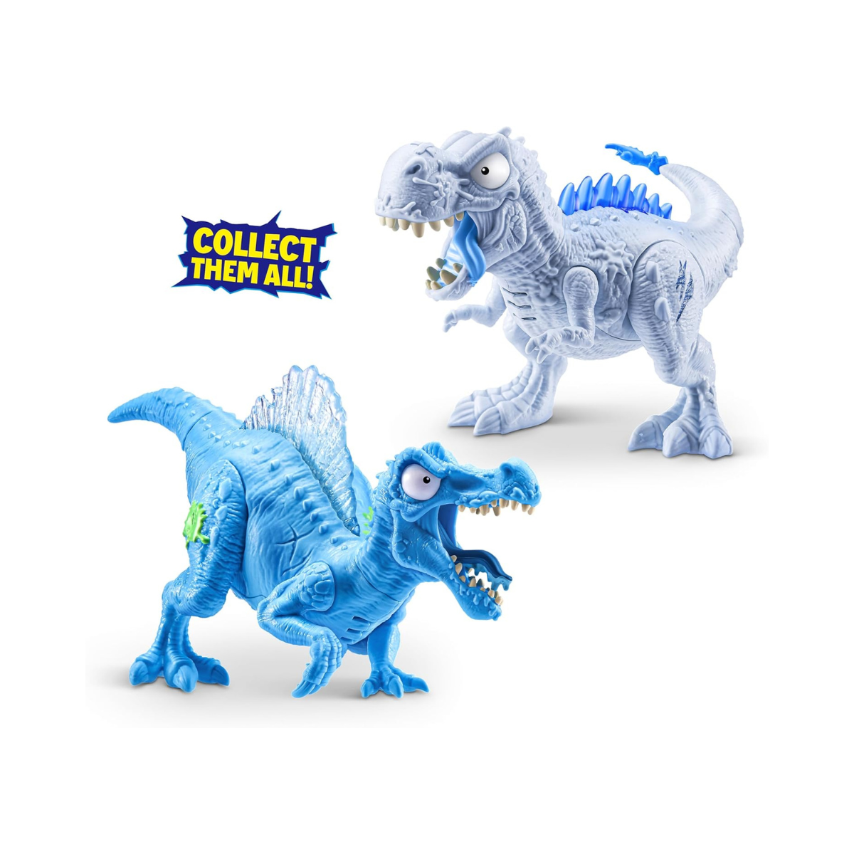 Smashers Mega Jurassic Light Up Ice Age Spinosaurus Dino Egg Toy with 25 Surprises Slime Sand Glow Features Roaring Sound Effects Collectible Dinosaur Build Kit for Kids 3+