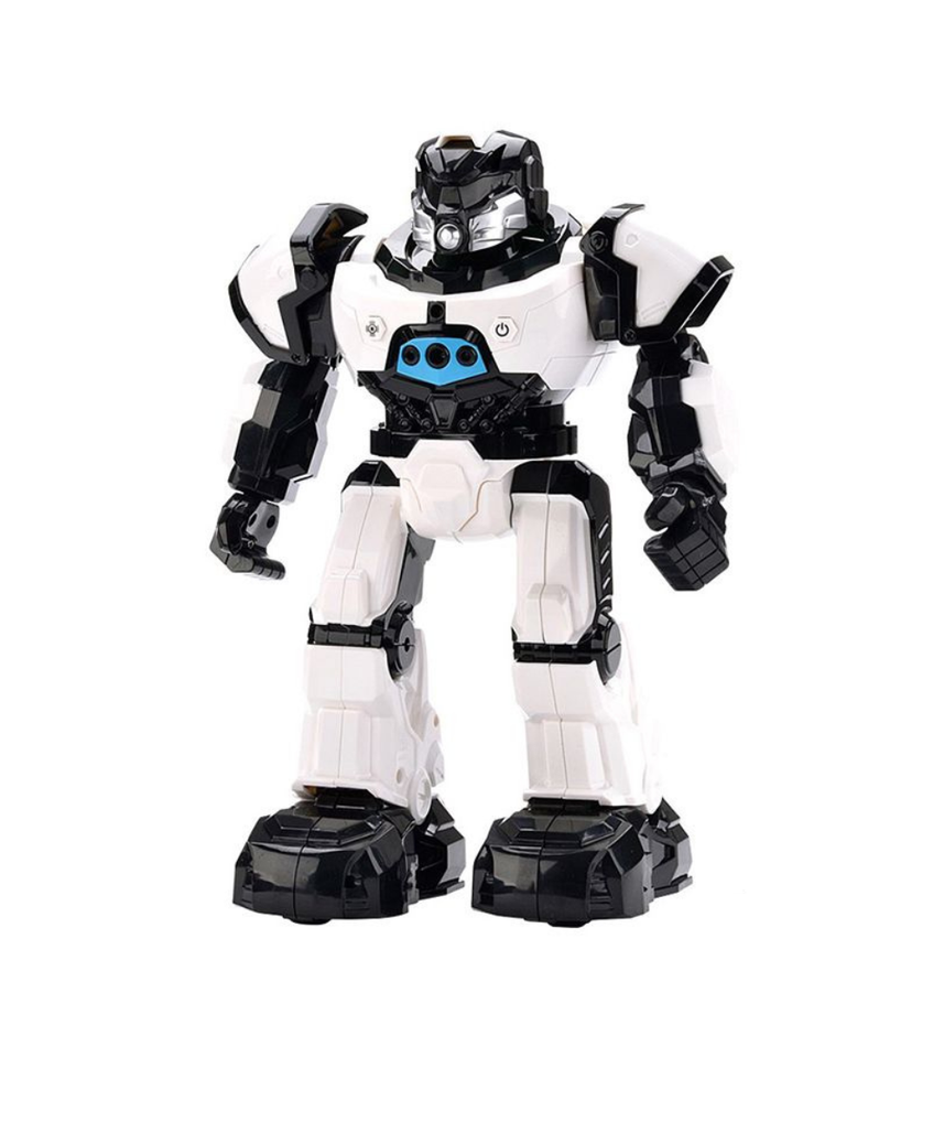Crazon R/C Warrior Robot, Remote-Controlled Programmable Robot Toy for Kids, Boys & Girls, Ages 8+ (Assorted: White/Red)