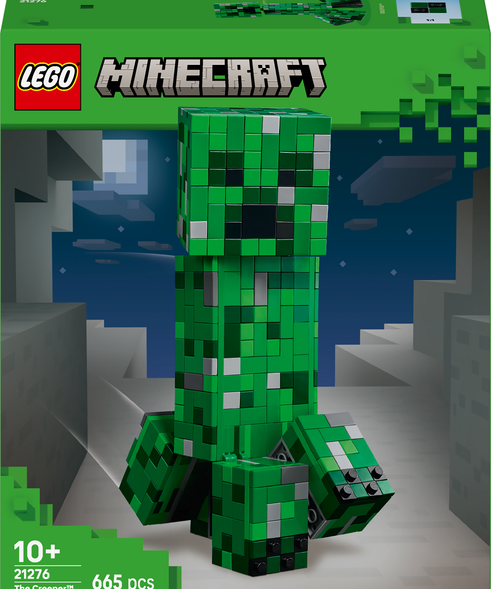 LEGO 21276 The Creeper V29 Minecraft Building Set for Boys 10+ Creative Adventure Construction Toy