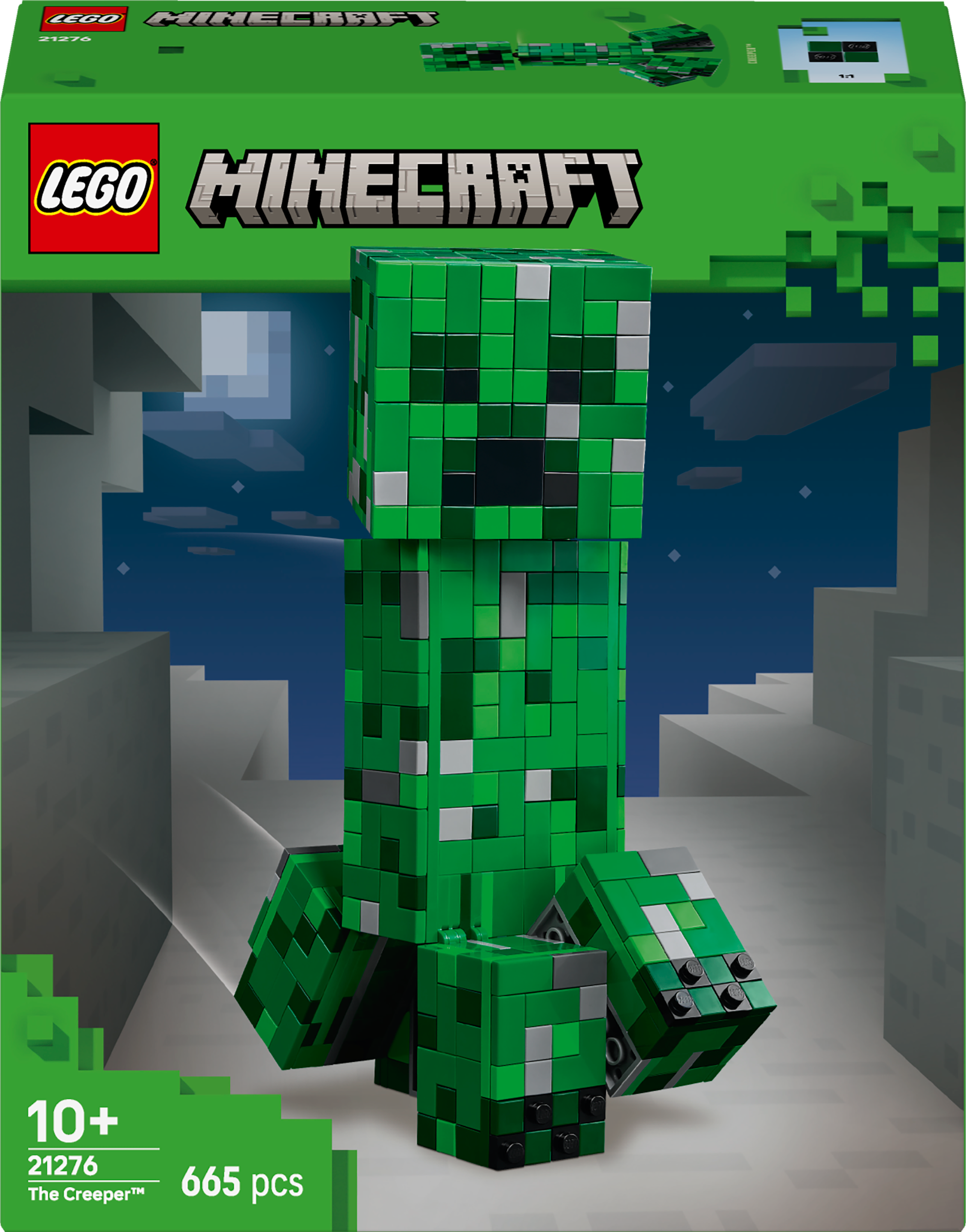 LEGO 21276 The Creeper V29 Minecraft Building Set for Boys 10+ Creative Adventure Construction Toy