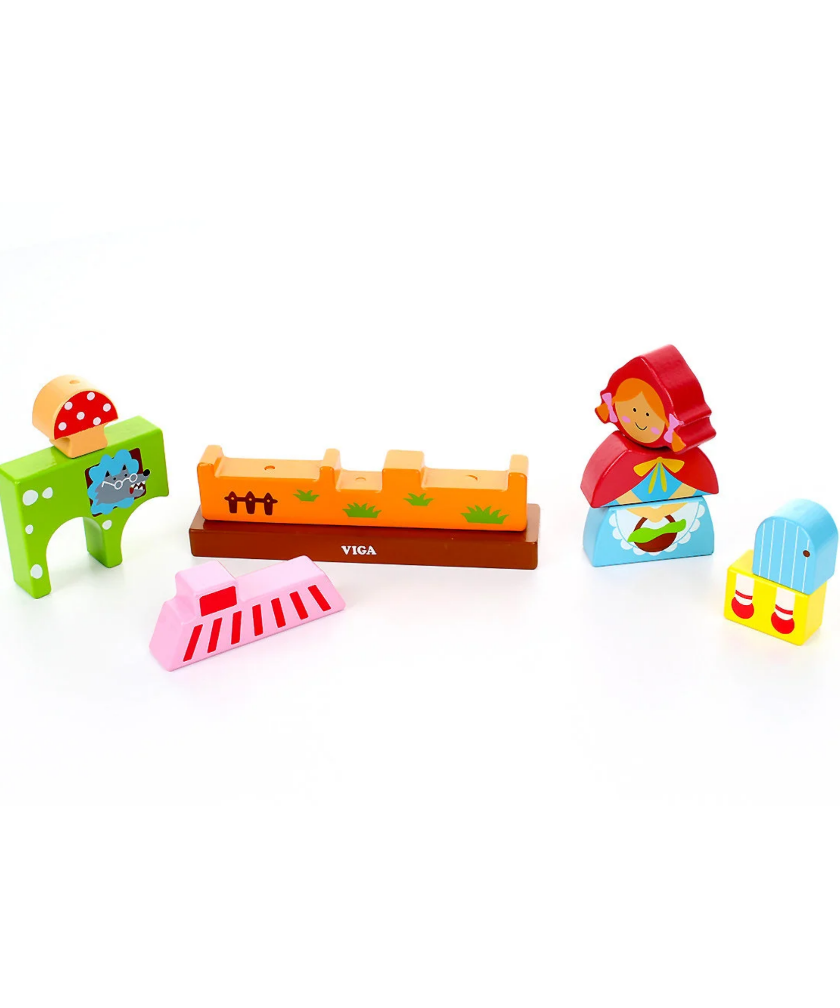 لعبة فيجا ذات الرداء الأحمر، أحجية مغناطيسية من 10 قطع، لعبة مونتيسوري خشبية، تنمي المهارات الحسية والإدراكية والحركية الدقيقة، لعبة تعليمية للأطفال غير سامة وصديقة للبيئة، مناسبة للأطفال من عمر سنتين فما فوق