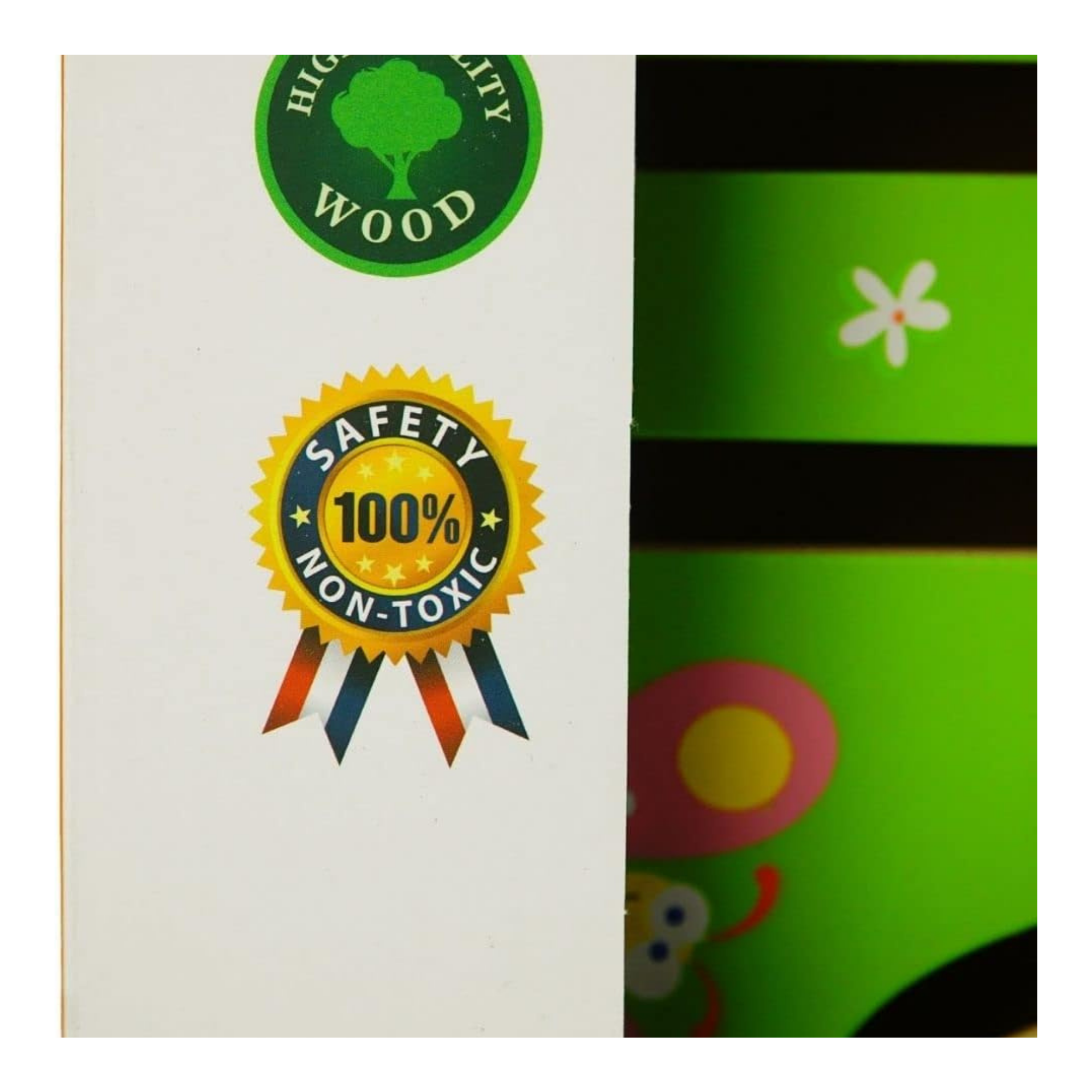 لعبة فيجا الخشبية للتتبع والتتبع - متاهة خرز مستوحاة من مونتيسوري مع بطاقات أنماط، تُنمّي التنسيق بين اليد والعين والوعي المكاني والخيال، صديقة للبيئة، ألوان غير سامة، مناسبة للأعمار من سنتين فما فوق