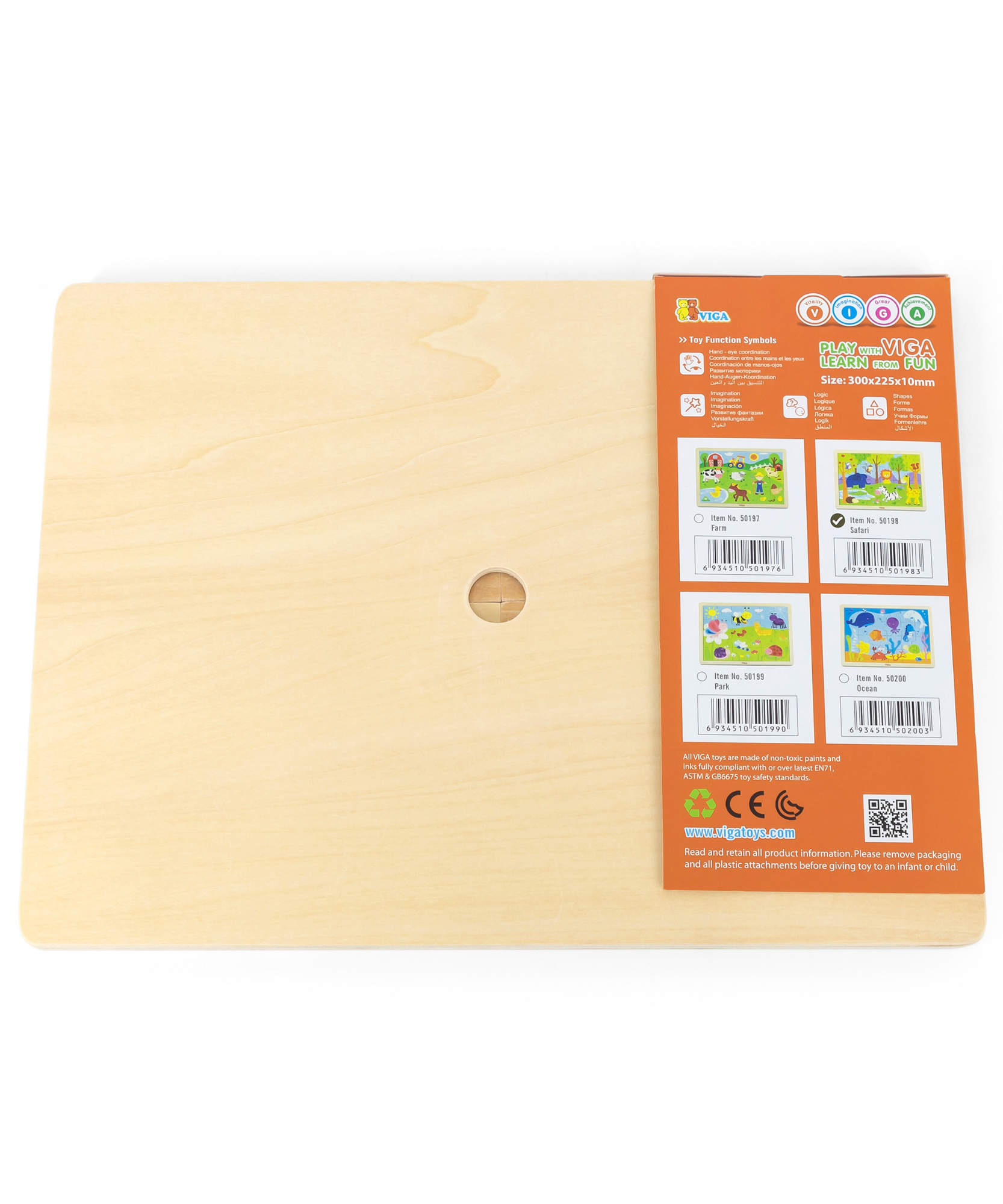 فيجا سفاري، أحجية الصور المقطوعة من 24 قطعة، لعبة مونتيسوري الخشبية، تنمي المهارات الحسية والإدراكية والحركية الدقيقة، لعبة تعليمية للأطفال غير سامة وصديقة للبيئة، مناسبة للأولاد والبنات من عمر سنتين فما فوق