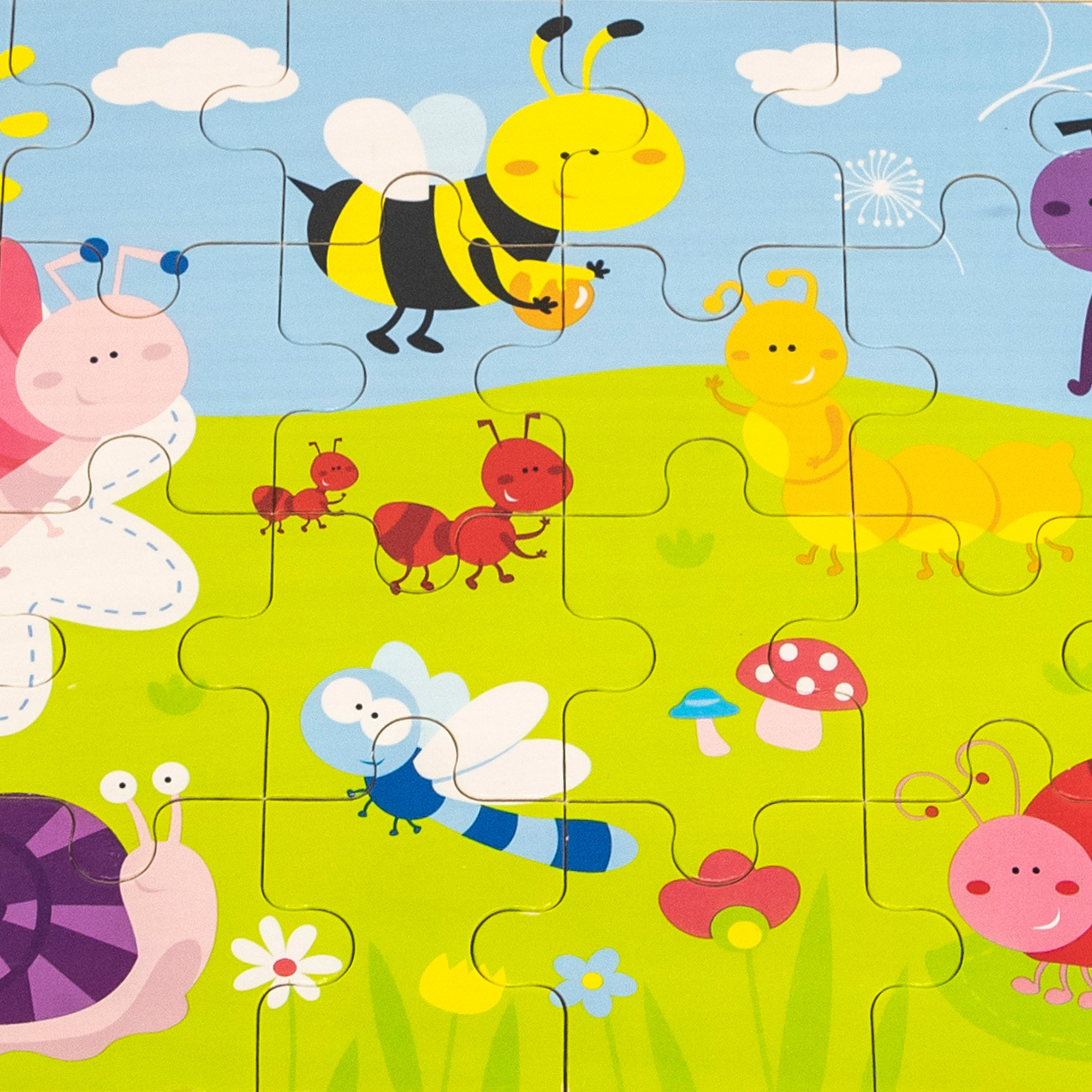 فيجا بارك، أحجية الصور المقطوعة من 24 قطعة، لعبة مونتيسوري الخشبية، تنمي المهارات الحسية والإدراكية والحركية الدقيقة، لعبة تعليمية للأطفال غير سامة وصديقة للبيئة، مناسبة للأولاد والبنات من عمر سنتين فما فوق