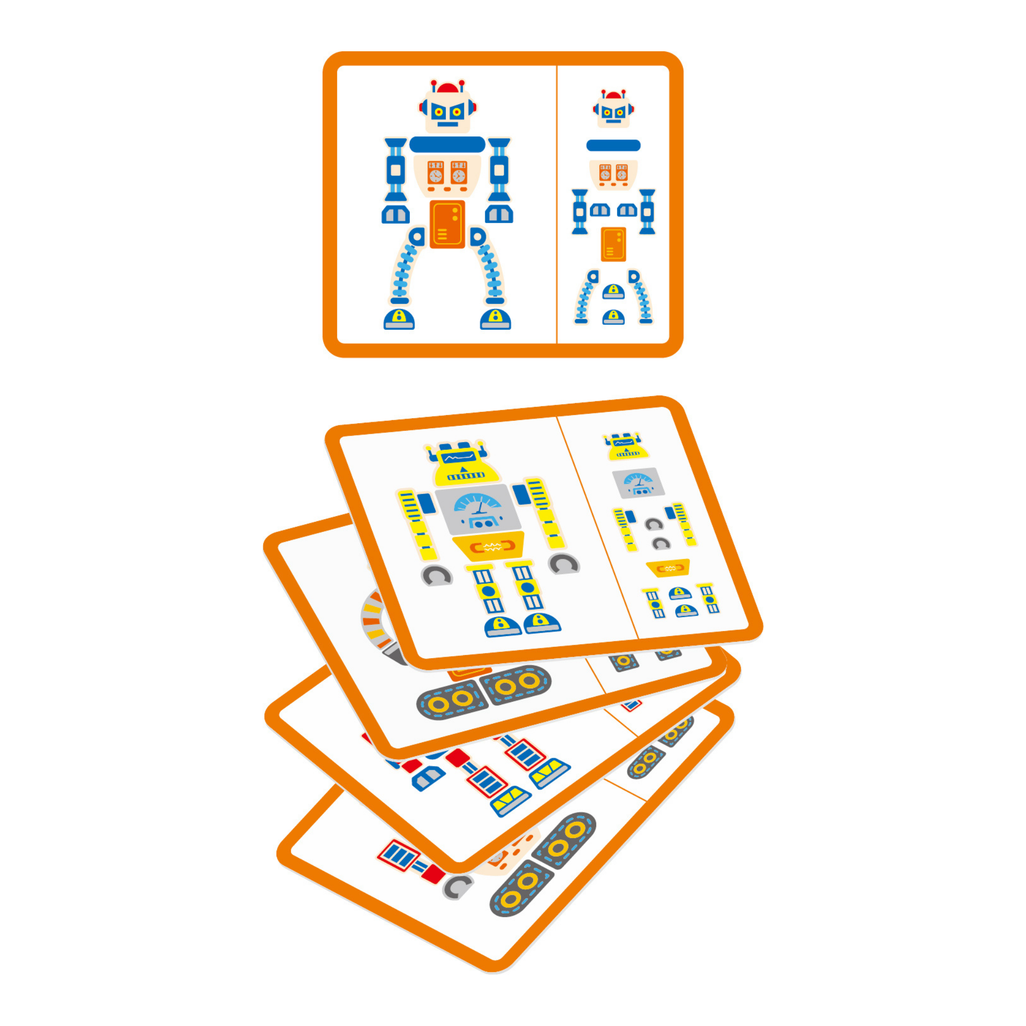 VIGA Tack Zap – Robots Creative Craft Set for Kids , Montessori-Inspired Wooden Activity Toy with Cork Board, Hammer & 45 Robot Pieces , Enhances Fine Motor Skills, Creativity & Focus , 3 Years+