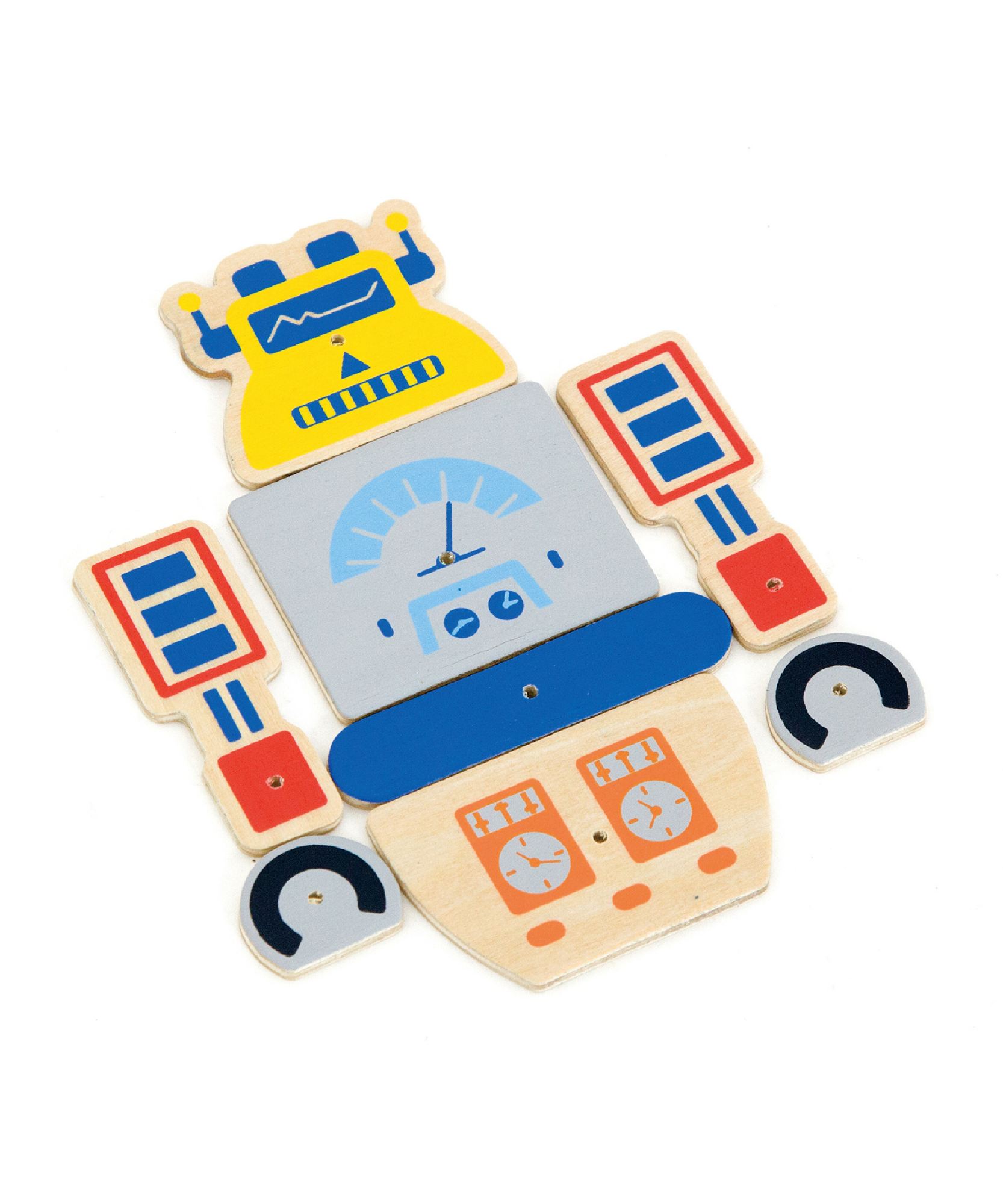 VIGA Tack Zap – Robots Creative Craft Set for Kids , Montessori-Inspired Wooden Activity Toy with Cork Board, Hammer & 45 Robot Pieces , Enhances Fine Motor Skills, Creativity & Focus , 3 Years+