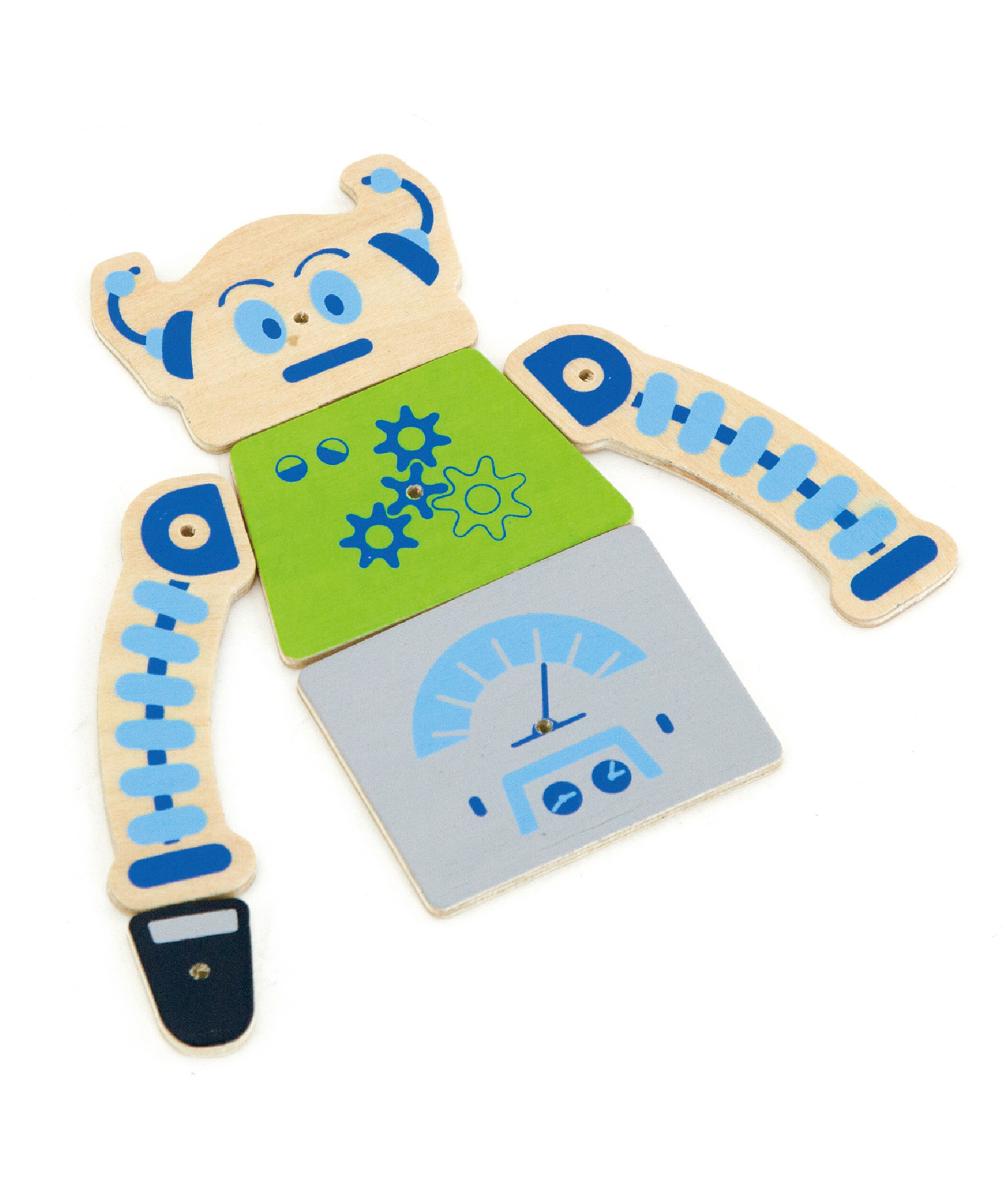 VIGA Tack Zap – Robots Creative Craft Set for Kids , Montessori-Inspired Wooden Activity Toy with Cork Board, Hammer & 45 Robot Pieces , Enhances Fine Motor Skills, Creativity & Focus , 3 Years+