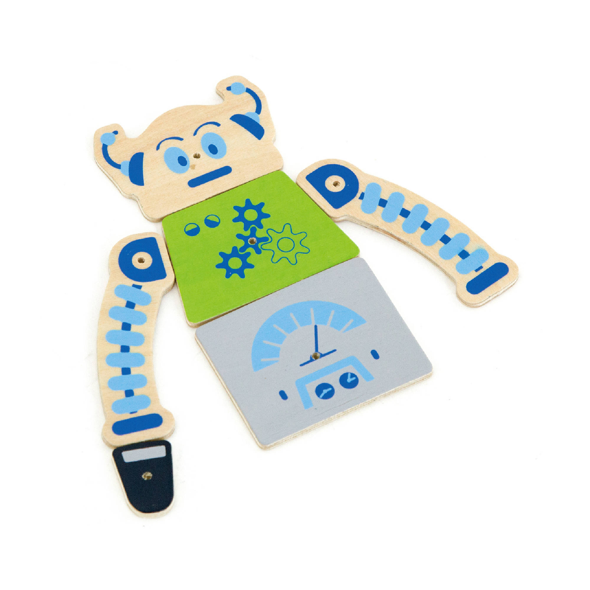 VIGA Tack Zap – Robots Creative Craft Set for Kids , Montessori-Inspired Wooden Activity Toy with Cork Board, Hammer & 45 Robot Pieces , Enhances Fine Motor Skills, Creativity & Focus , 3 Years+