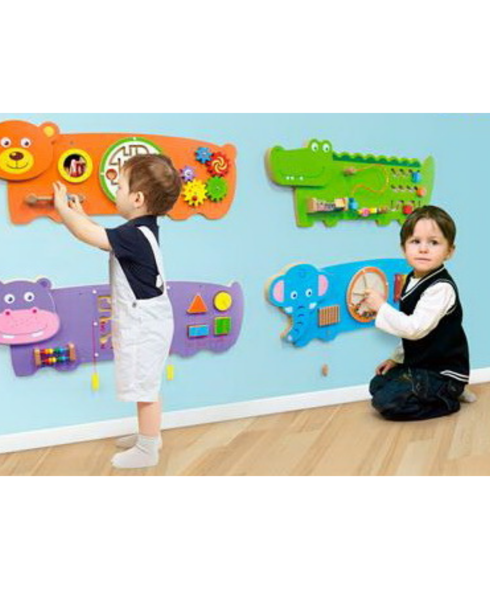 لوحة حائط فيجا كروكودايل، لوحة أنشطة حسية خشبية من مونتيسوري، تُنمّي المنطق والتنسيق بين اليد والعين والمهارات الحركية، لعبة تعليمية صديقة للبيئة وغير سامة، للأولاد والبنات من عمر 18 شهرًا فما فوق