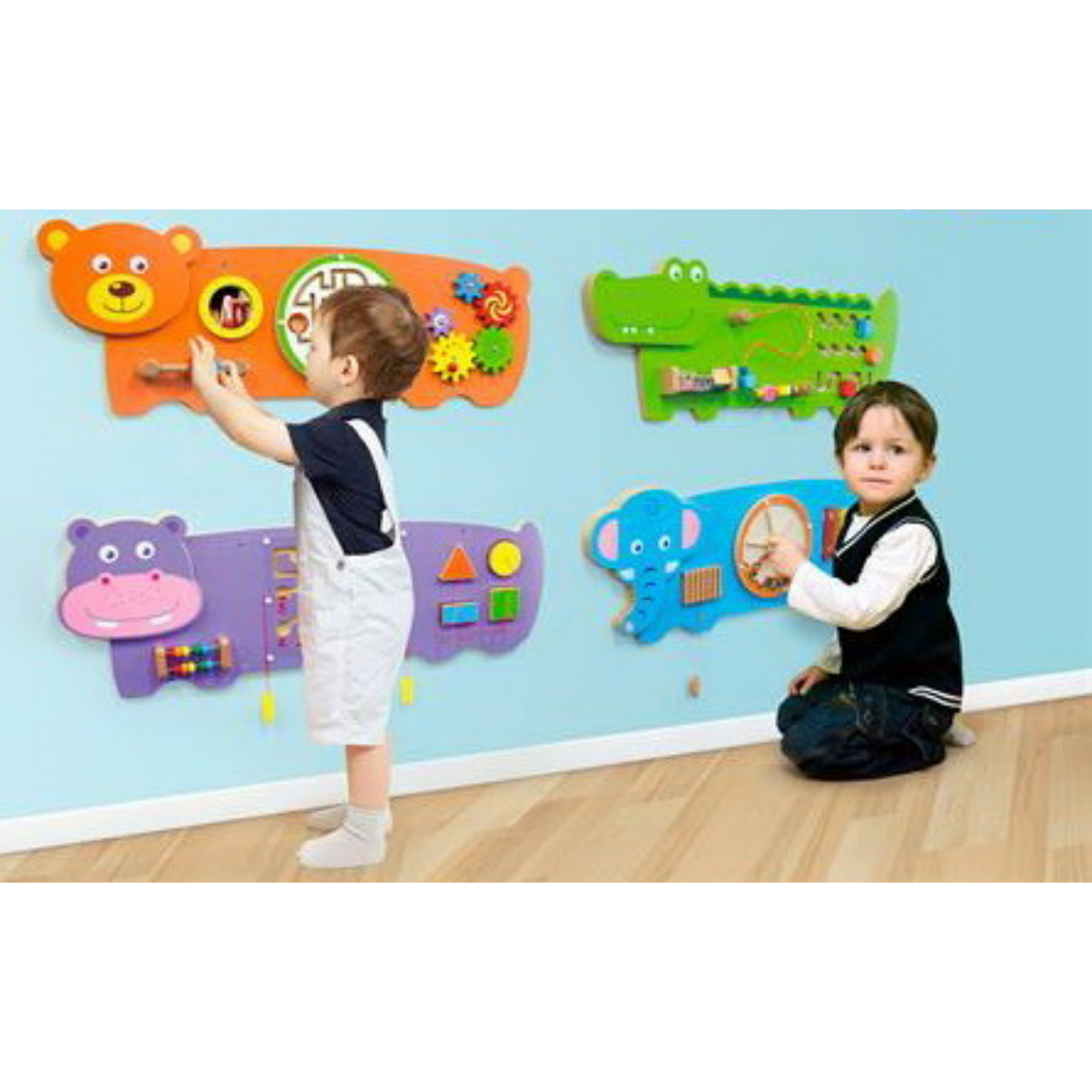 لوحة حائط فيجا كروكودايل، لوحة أنشطة حسية خشبية من مونتيسوري، تُنمّي المنطق والتنسيق بين اليد والعين والمهارات الحركية، لعبة تعليمية صديقة للبيئة وغير سامة، للأولاد والبنات من عمر 18 شهرًا فما فوق