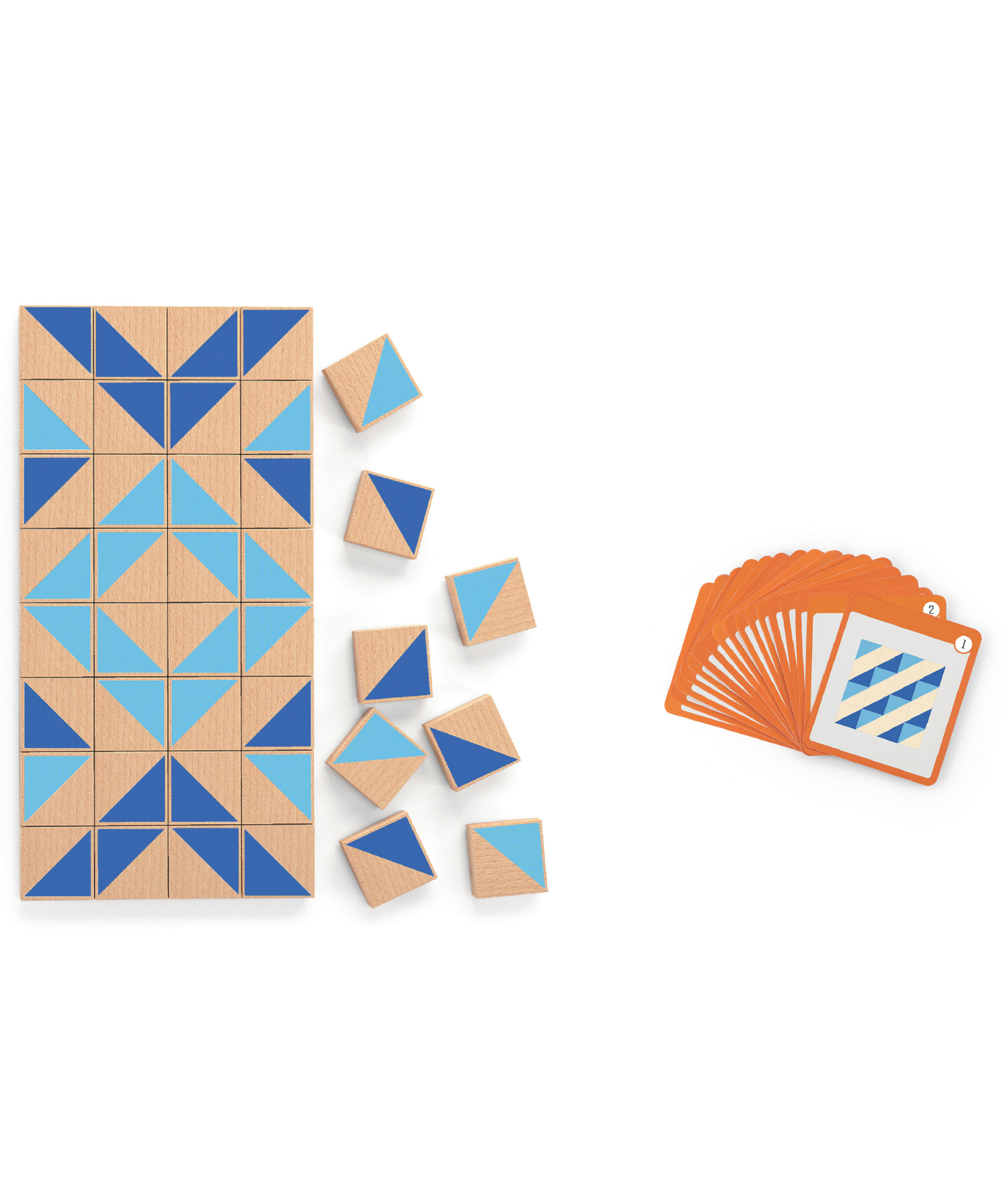 مكعبات فيجا البصرية، 40 قطعة أحجية مغناطيسية، لعبة مونتيسوري الخشبية، تنمي المهارات الحسية والإدراكية والحركية الدقيقة، لعبة تعليمية للأطفال غير سامة وصديقة للبيئة، مناسبة للأطفال من سن 3 سنوات فما فوق