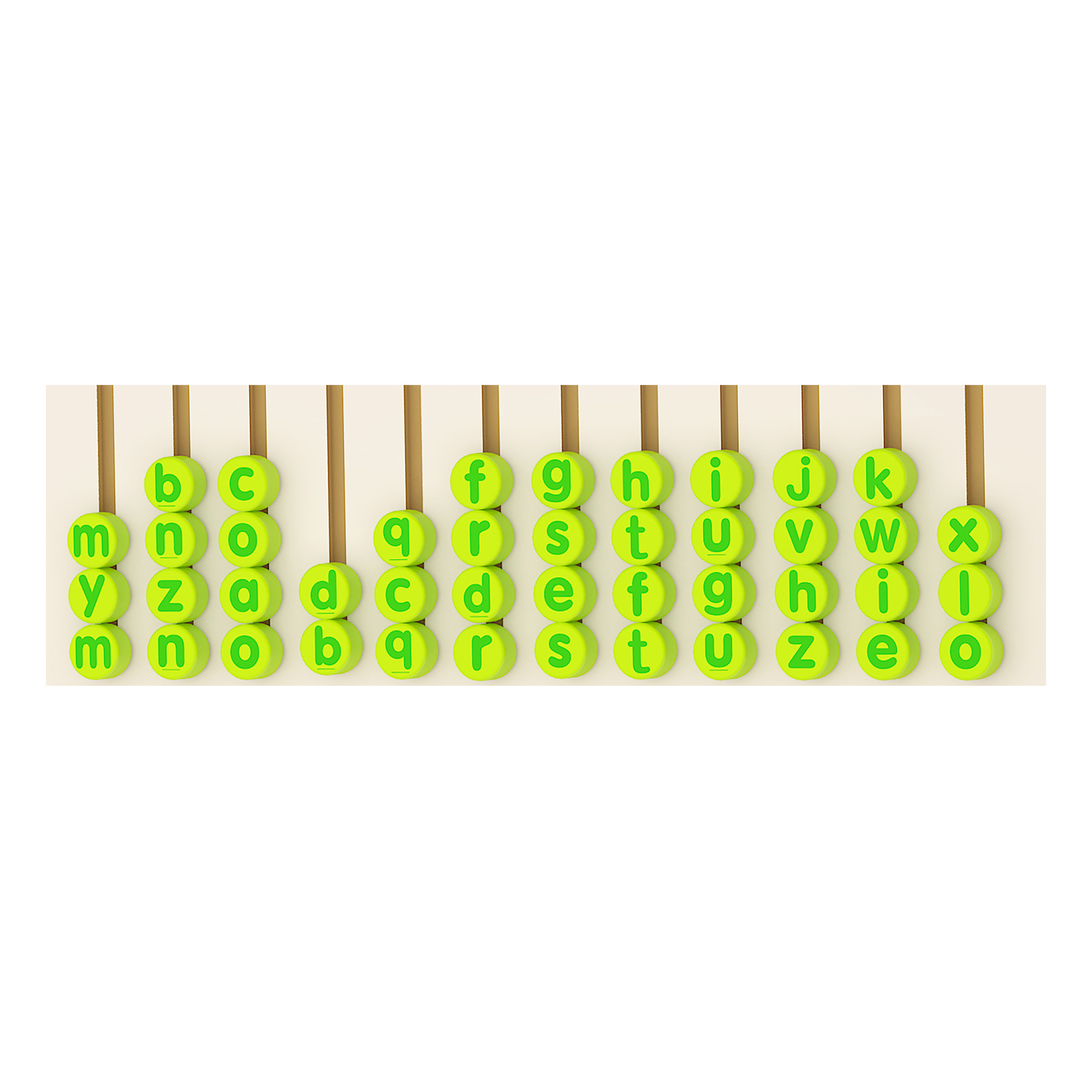 VIGA Learning Alphabet Wall Toy, Montessori Wooden Spelling & Language Activity, Develops Fine Motor Skills, Letter Recognition & Logic, Eco-Friendly & Non-Toxic, for Boys & Girls Ages 3+