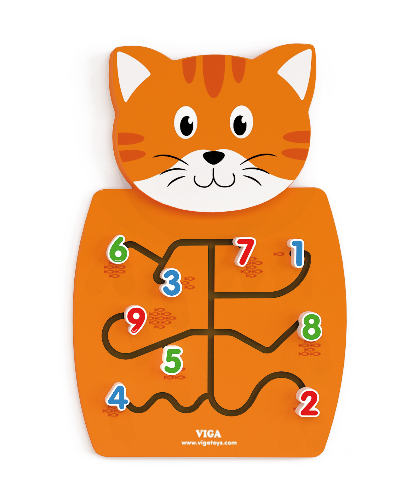 لعبة حائط مطابقة الأرقام من فيجا، لوحة تعليمية للتعرف على الأرقام من مونتيسوري، تُنمّي مهارات المنطق والمهارات الحركية الدقيقة والعد، صديقة للبيئة وغير سامة، للأولاد والبنات من عمر 18 شهرًا فما فوق