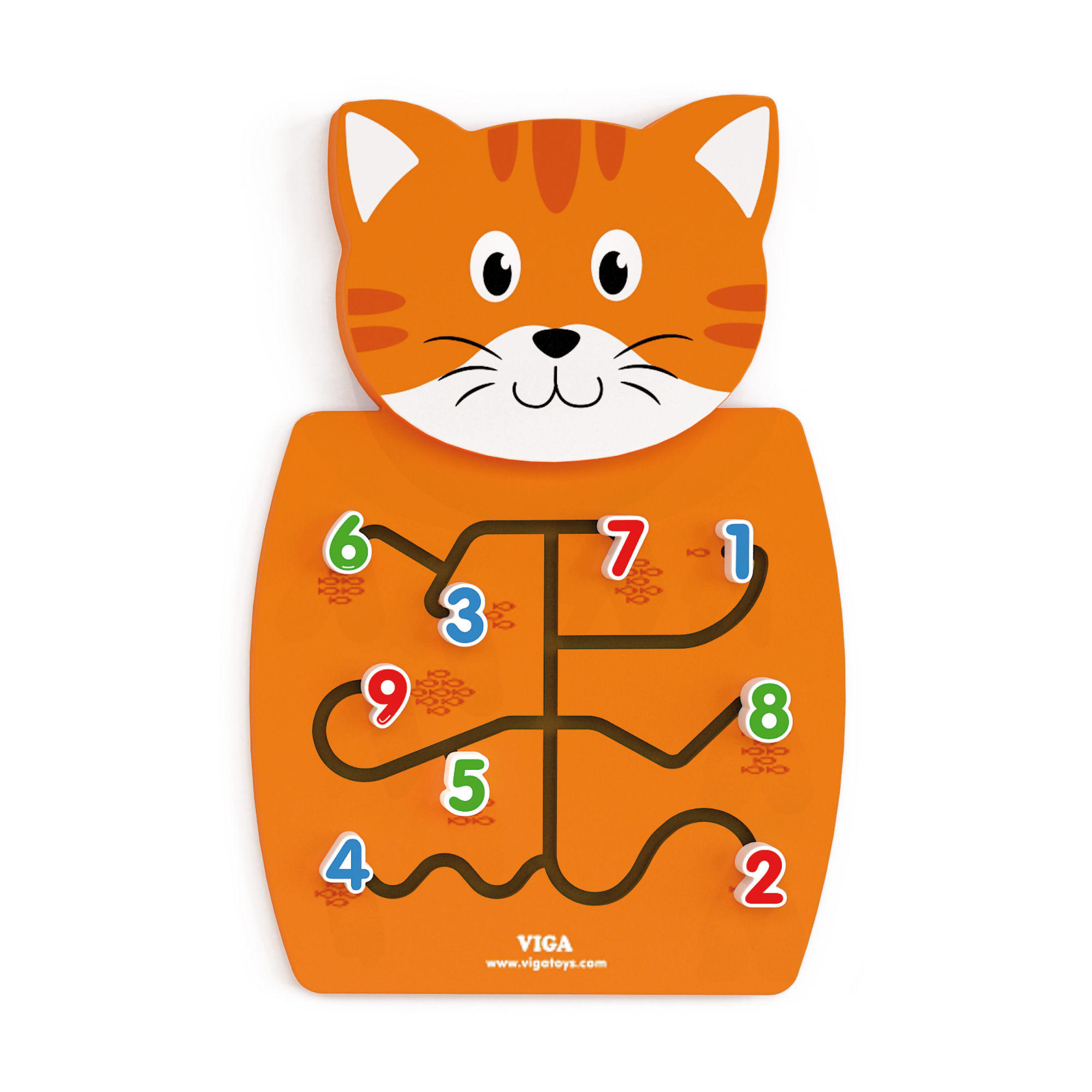 لعبة حائط مطابقة الأرقام من فيجا، لوحة تعليمية للتعرف على الأرقام من مونتيسوري، تُنمّي مهارات المنطق والمهارات الحركية الدقيقة والعد، صديقة للبيئة وغير سامة، للأولاد والبنات من عمر 18 شهرًا فما فوق