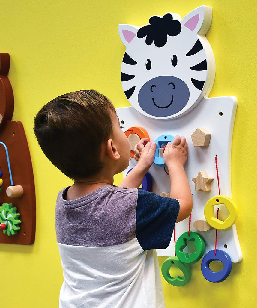 لعبة مطابقة الأشكال من فيجا، 8 قطع، لعبة مونتيسوري خشبية، تُنمّي التفكير المكاني والمهارات الحركية الدقيقة والإدراكية، لوحة جدارية تعليمية صديقة للبيئة، للأولاد والبنات من عمر 18 شهرًا فما فوق