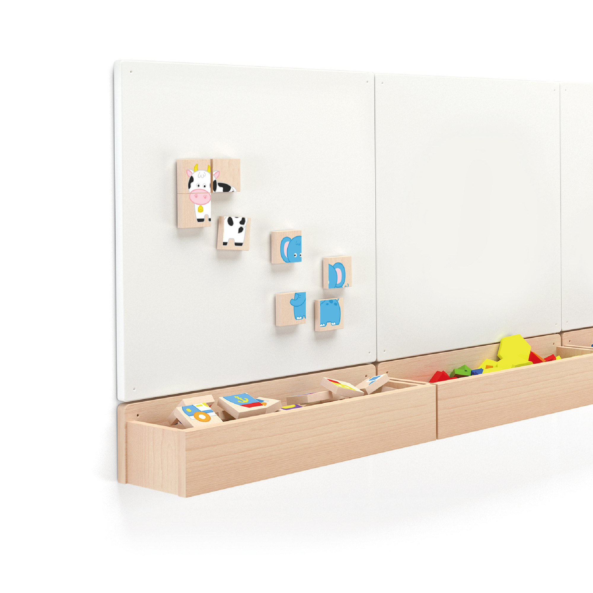 لعبة أحجية مغناطيسية من فيجا أنيمالز، 32 قطعة، لعبة مونتيسوري خشبية، تنمي المهارات الحسية والإدراكية والحركية الدقيقة، غير سامة وصديقة للبيئة، مناسبة للأطفال من سن 18 شهرًا فما فوق